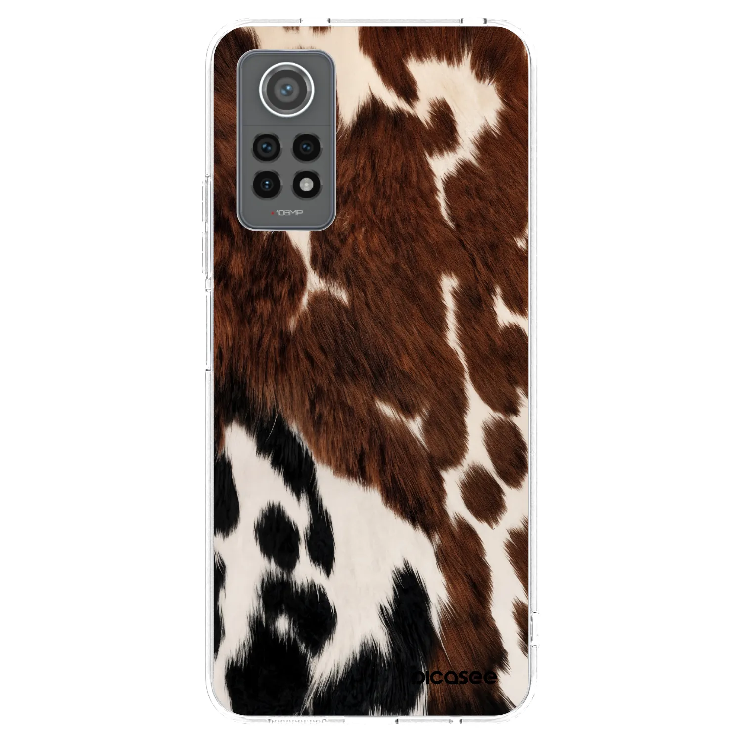 Picasee silikonowe przeźroczyste etui na Xiaomi Redmi Note 12 Pro 4G - Rust