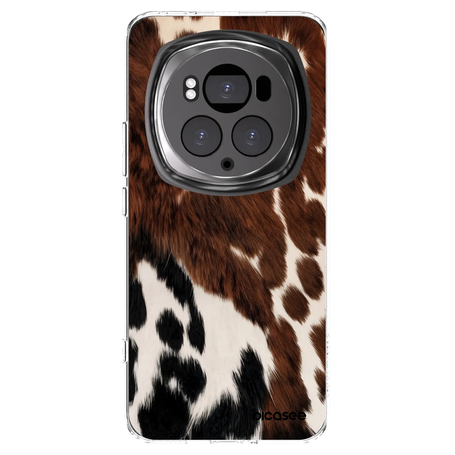 Picasee silikonowe przeźroczyste etui na Honor Magic6 Pro - Rust