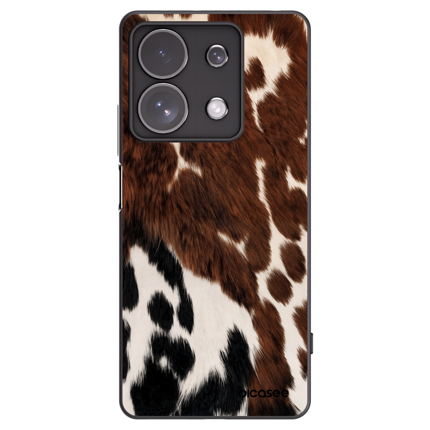 Picasee silikonowe czarne etui na Xiaomi Redmi Note 13 Pro 4G - Rust