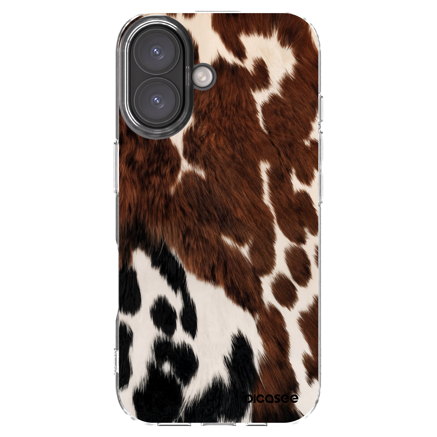Picasee silikonowe przeźroczyste etui na Apple iPhone 16 - Rust