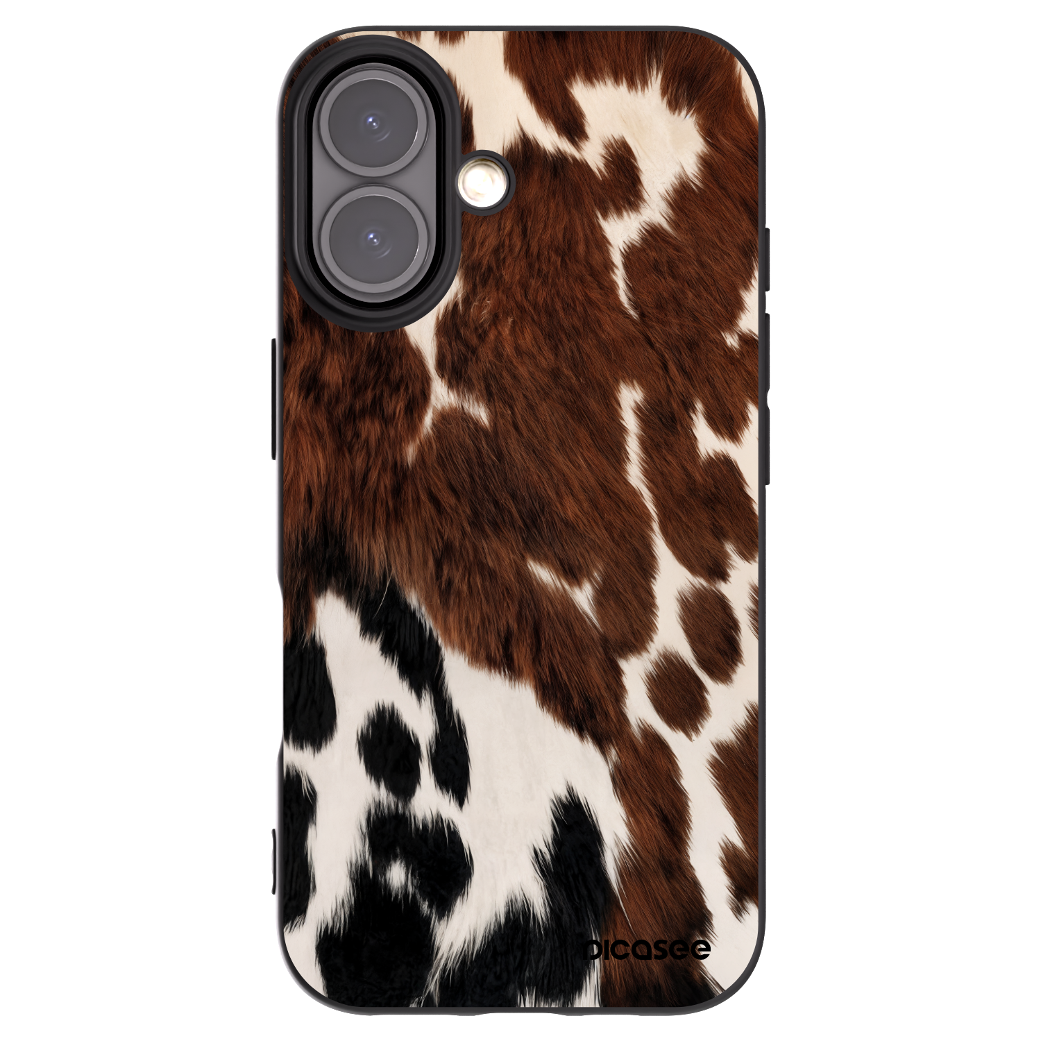 Picasee silikonowe czarne etui na Apple iPhone 16 - Rust