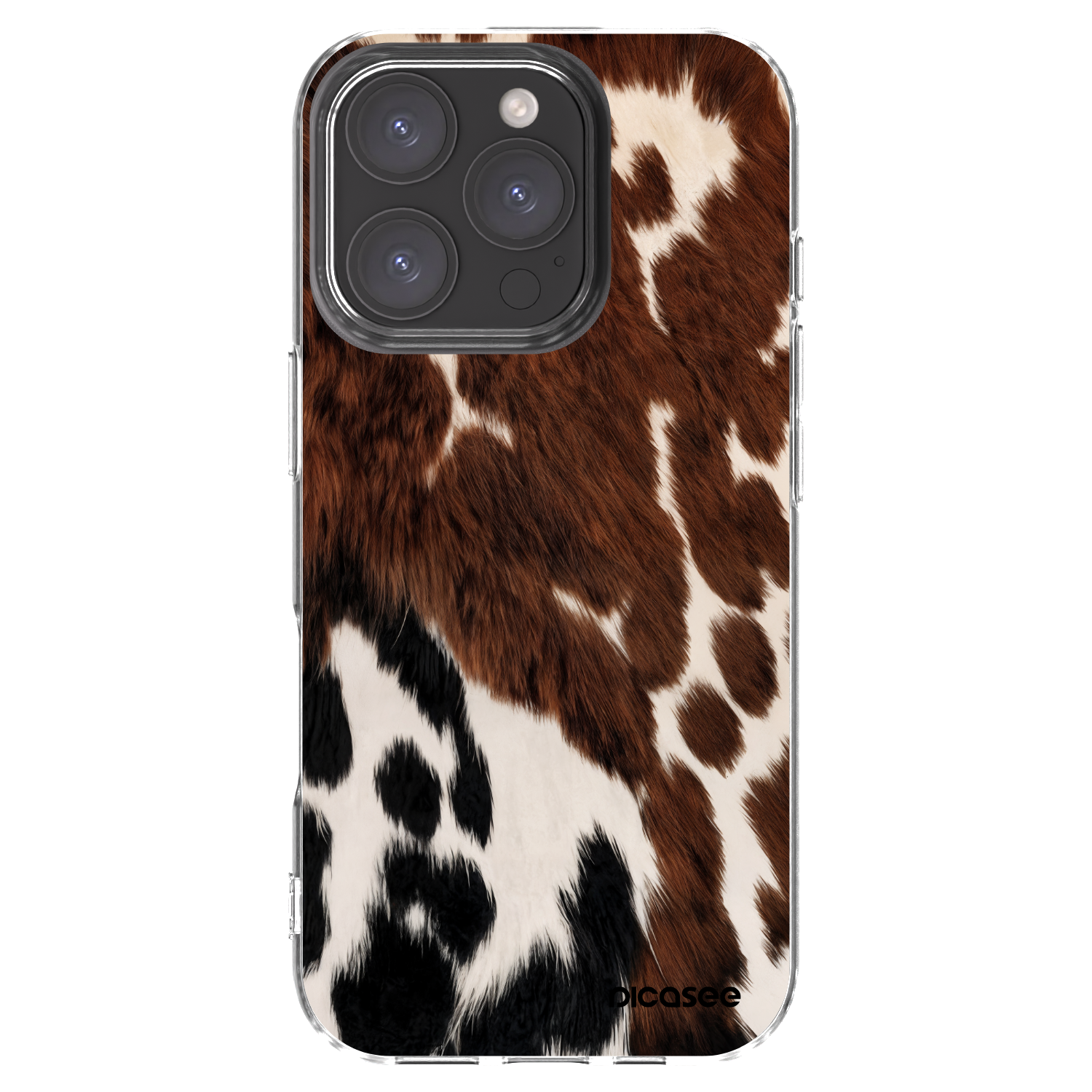 Picasee silikonowe przeźroczyste etui na Apple iPhone 16 Pro - Rust