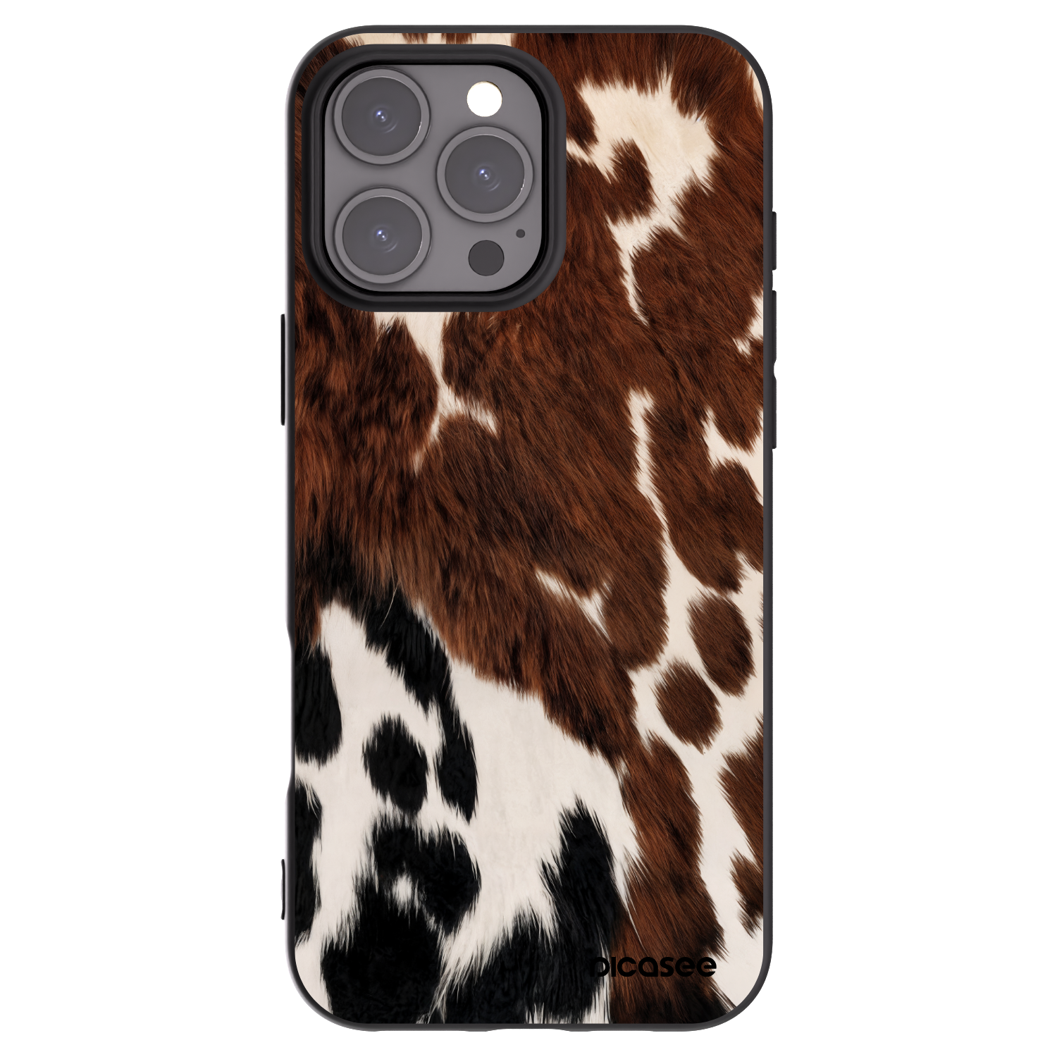 Picasee silikonowe czarne etui na Apple iPhone 16 Pro Max - Rust