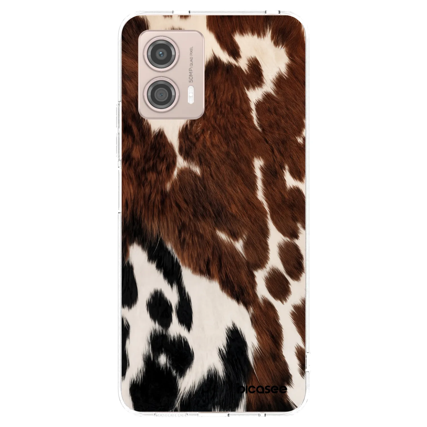 Picasee silikonowe przeźroczyste etui na Motorola Moto G53 5G - Rust