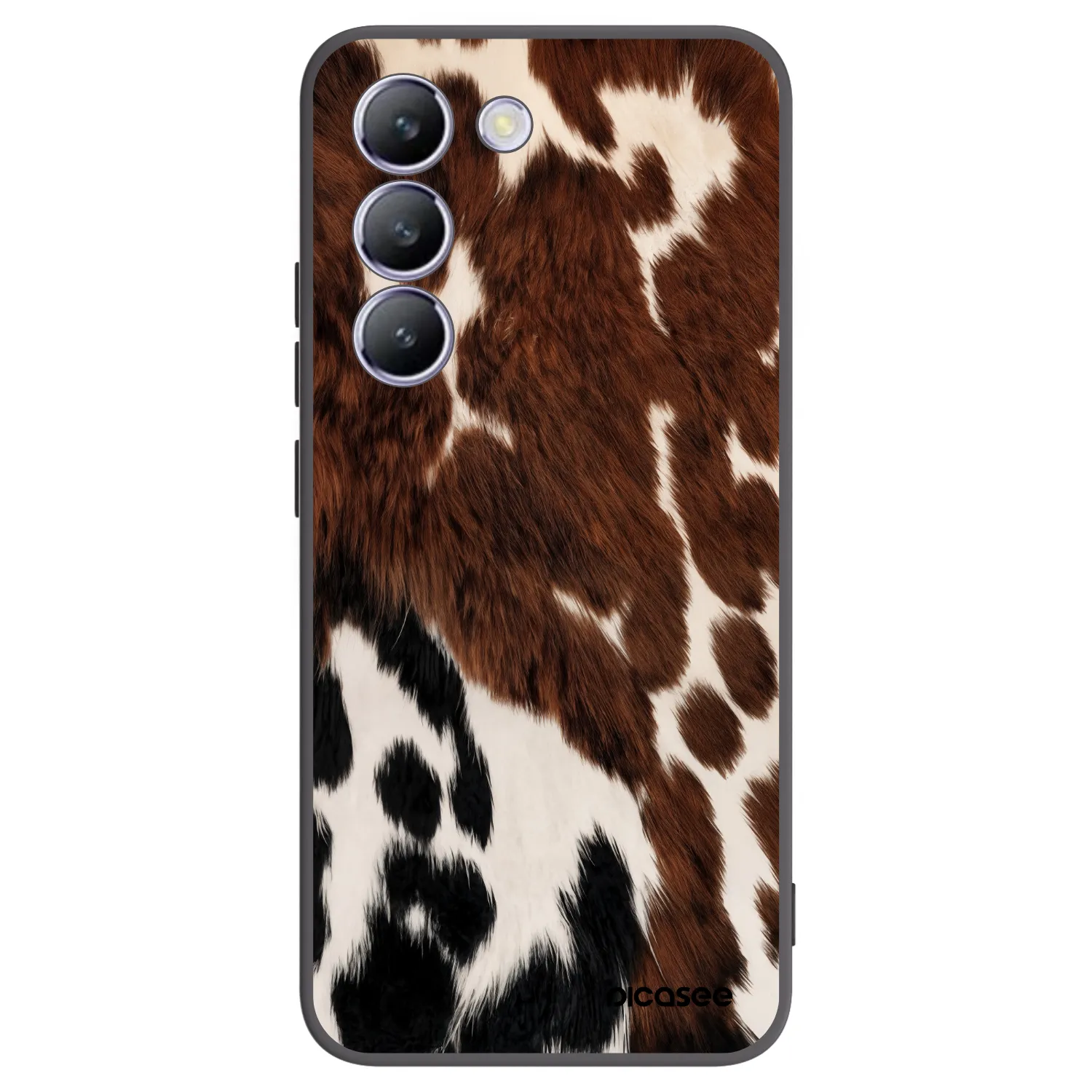 Picasee silikonowe czarne etui na Vivo V40 SE 5G - Rust