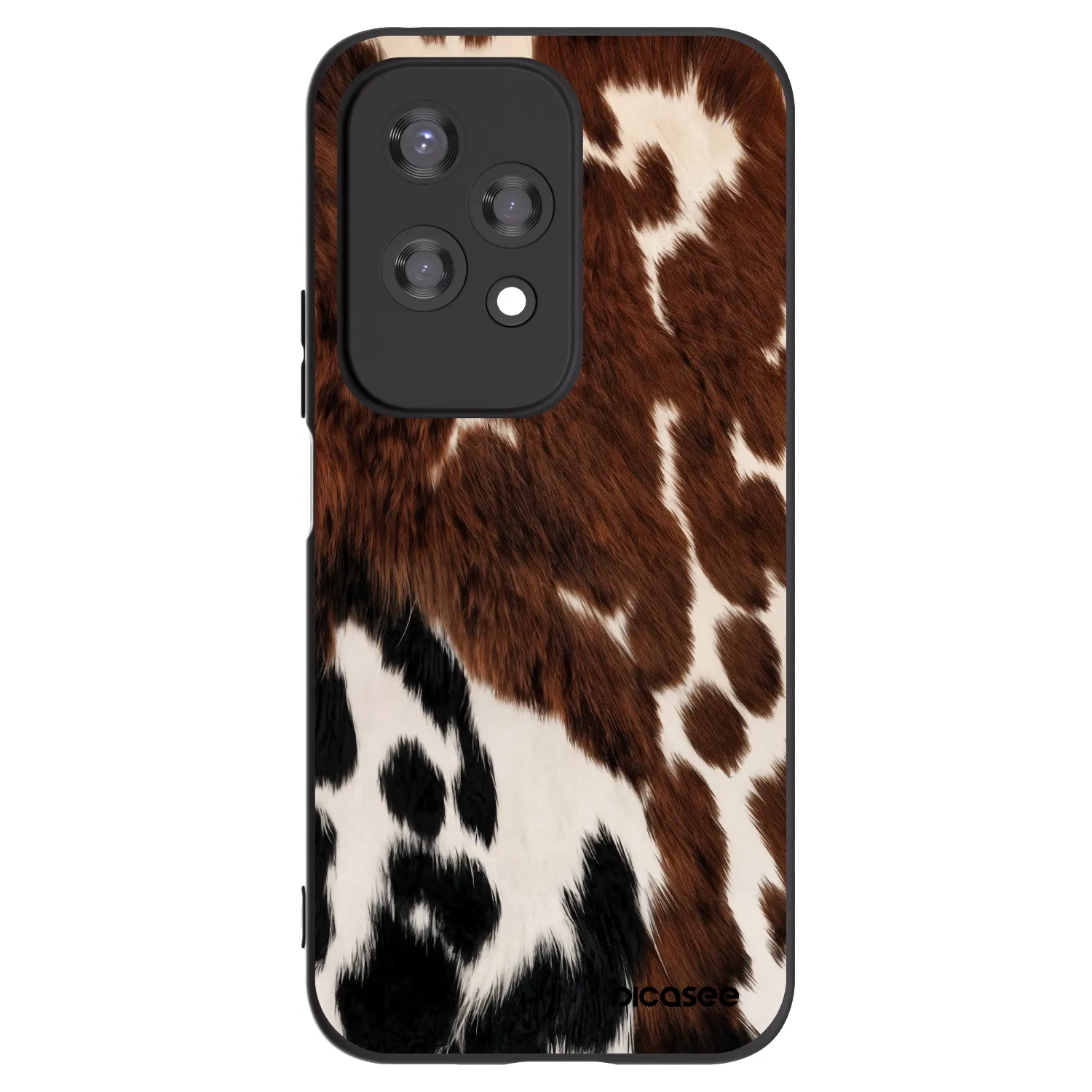 Picasee silikonowe czarne etui na Honor 200 Lite - Rust