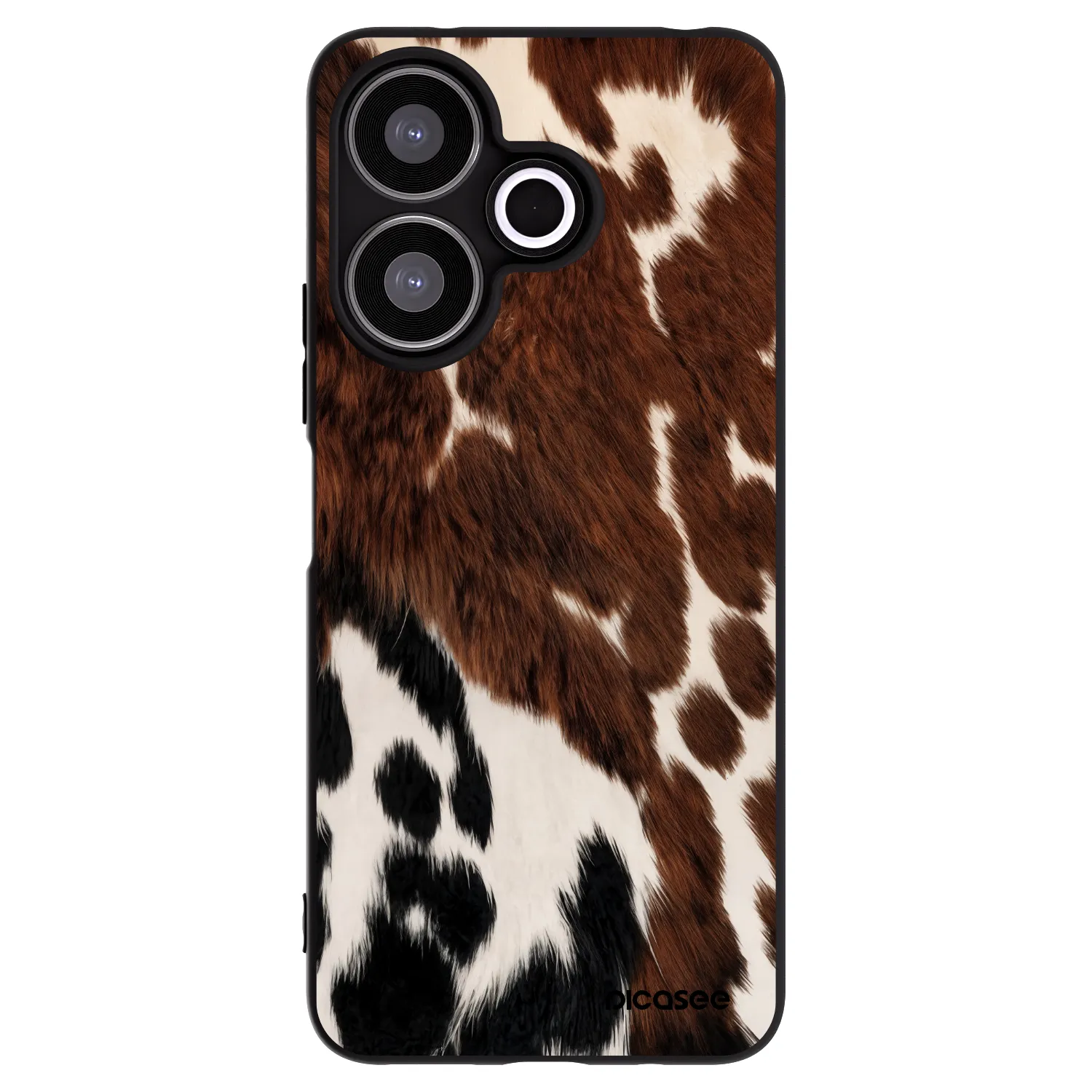 Picasee silikonowe czarne etui na Xiaomi Redmi 13 4G - Rust