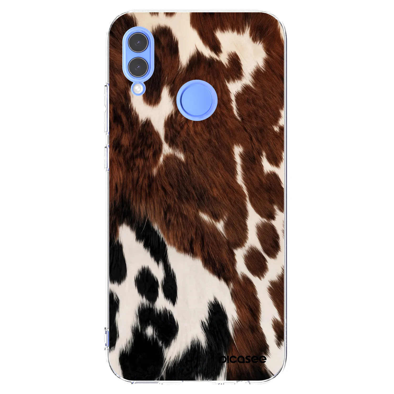 Picasee silikonowe przeźroczyste etui na Huawei P Smart 2019 - Rust