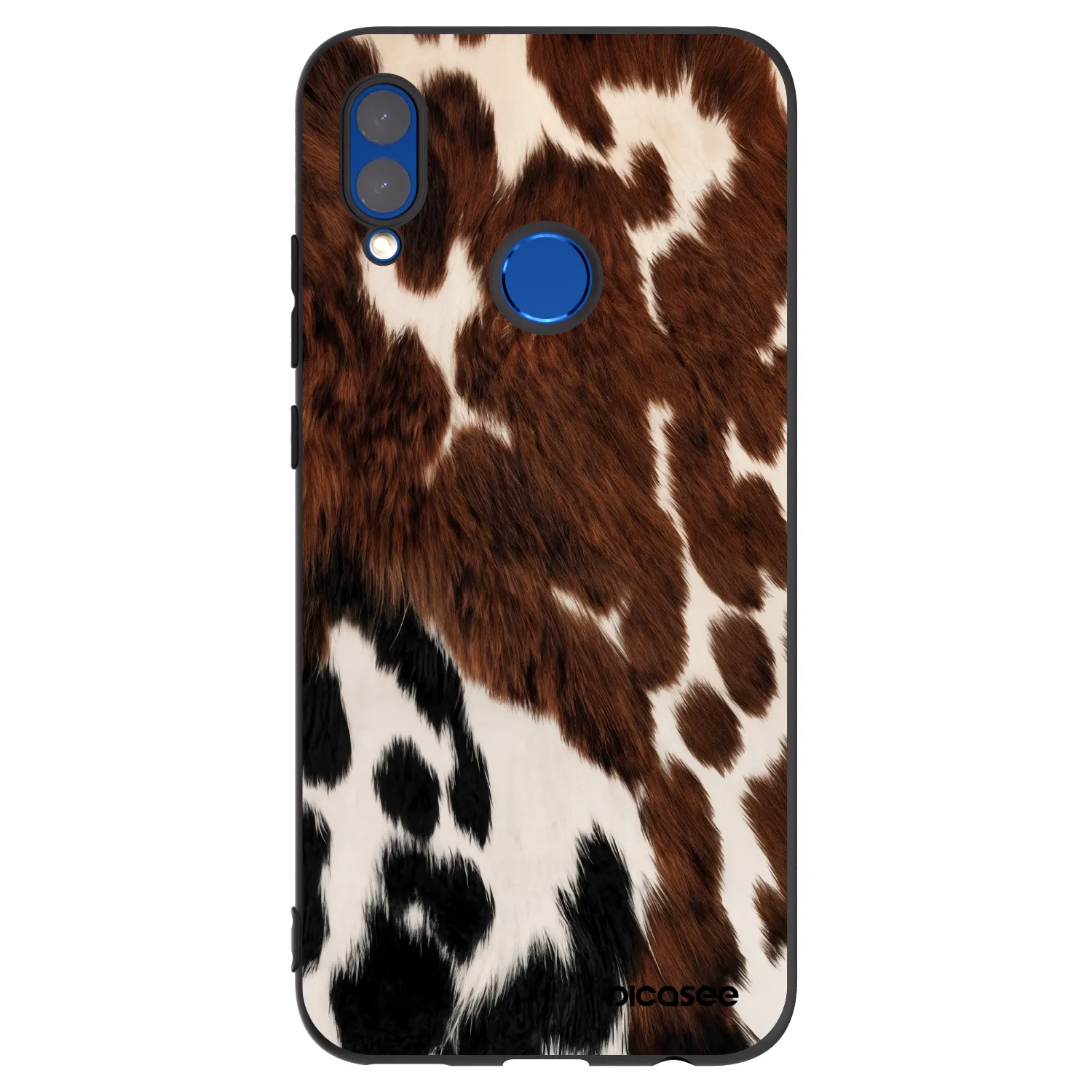 Picasee silikonowe czarne etui na Honor 10 Lite - Rust
