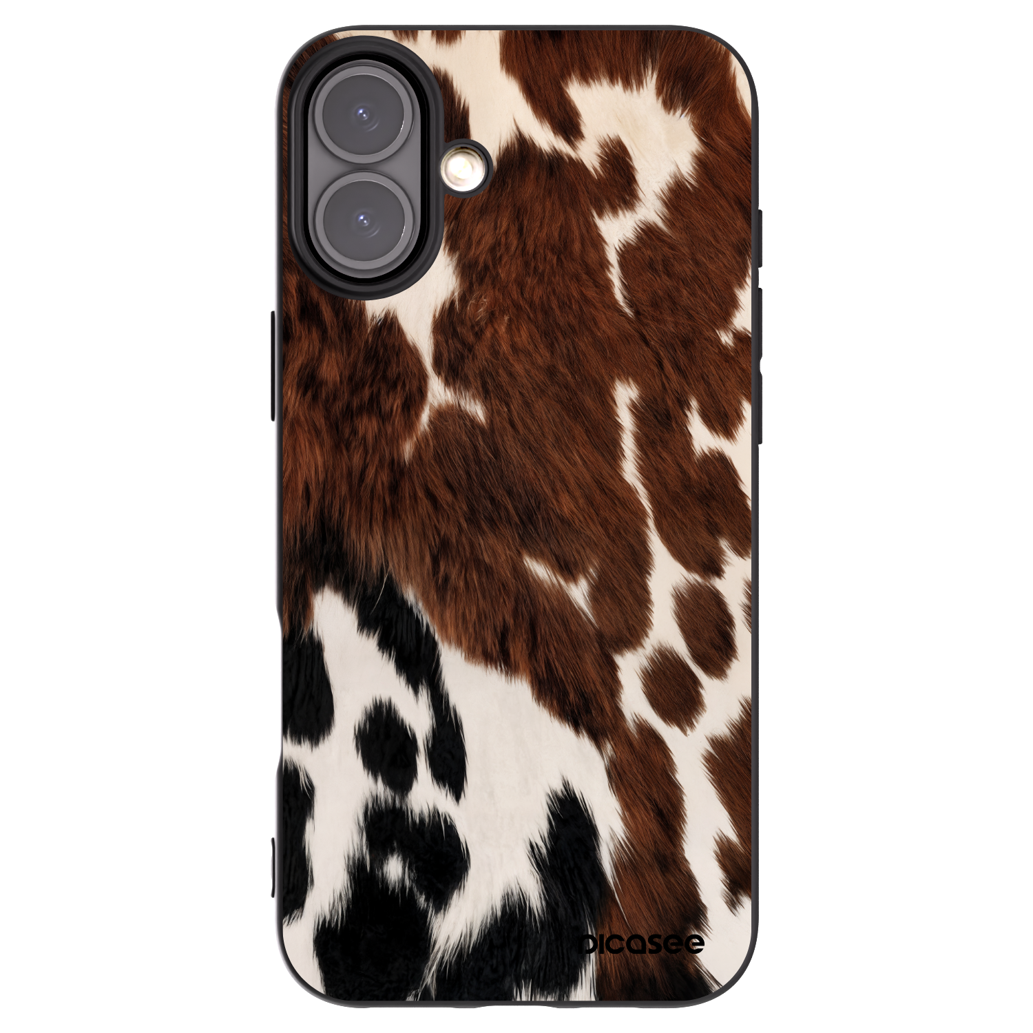 Picasee silikonowe czarne etui na Apple iPhone 16 Plus - Rust