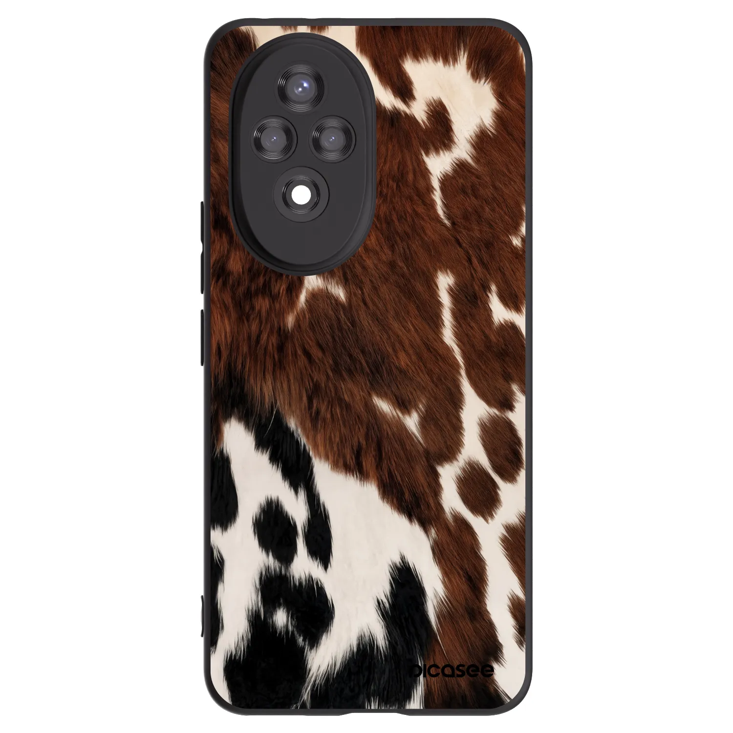 Picasee silikonowe czarne etui na Honor 200 Pro 5G - Rust