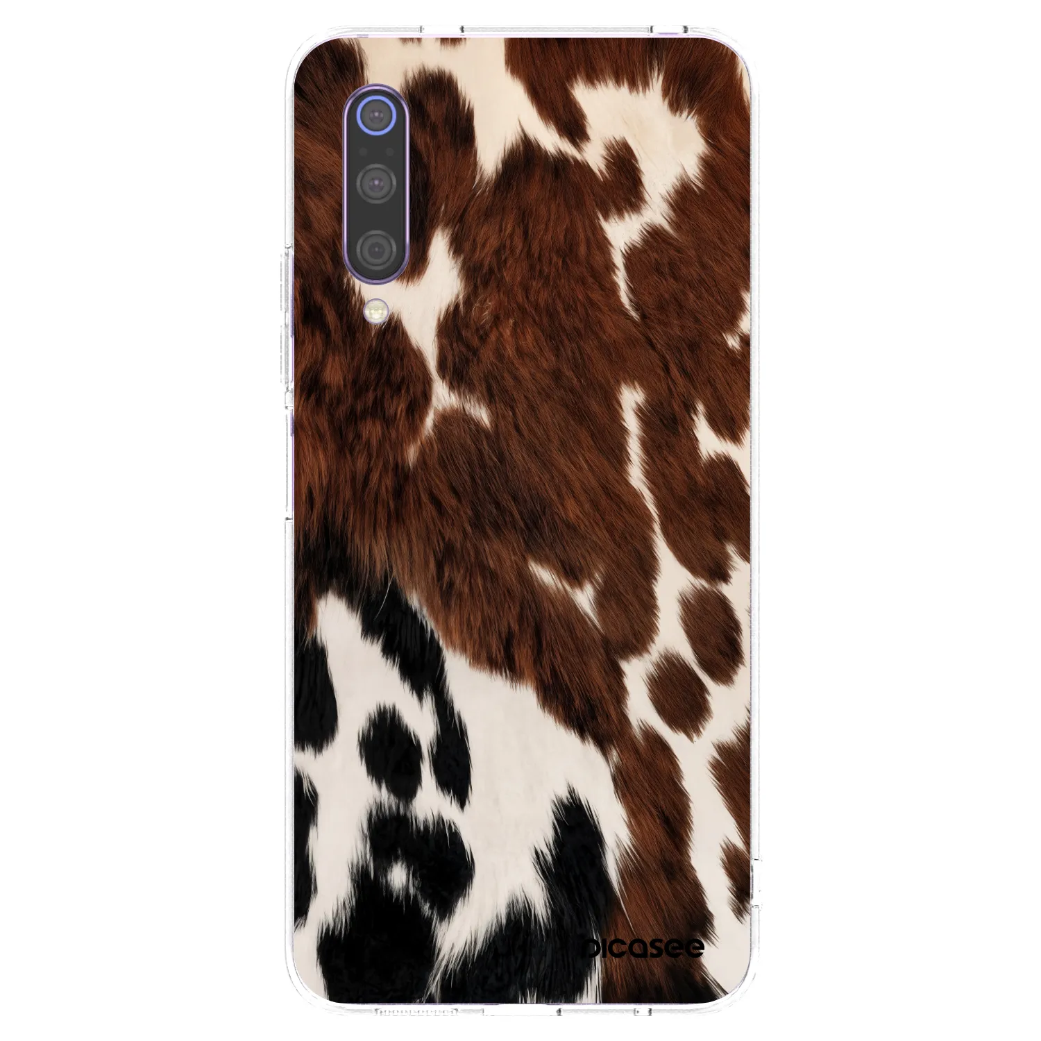 Picasee silikonowe przeźroczyste etui na Xiaomi Mi 9 - Rust