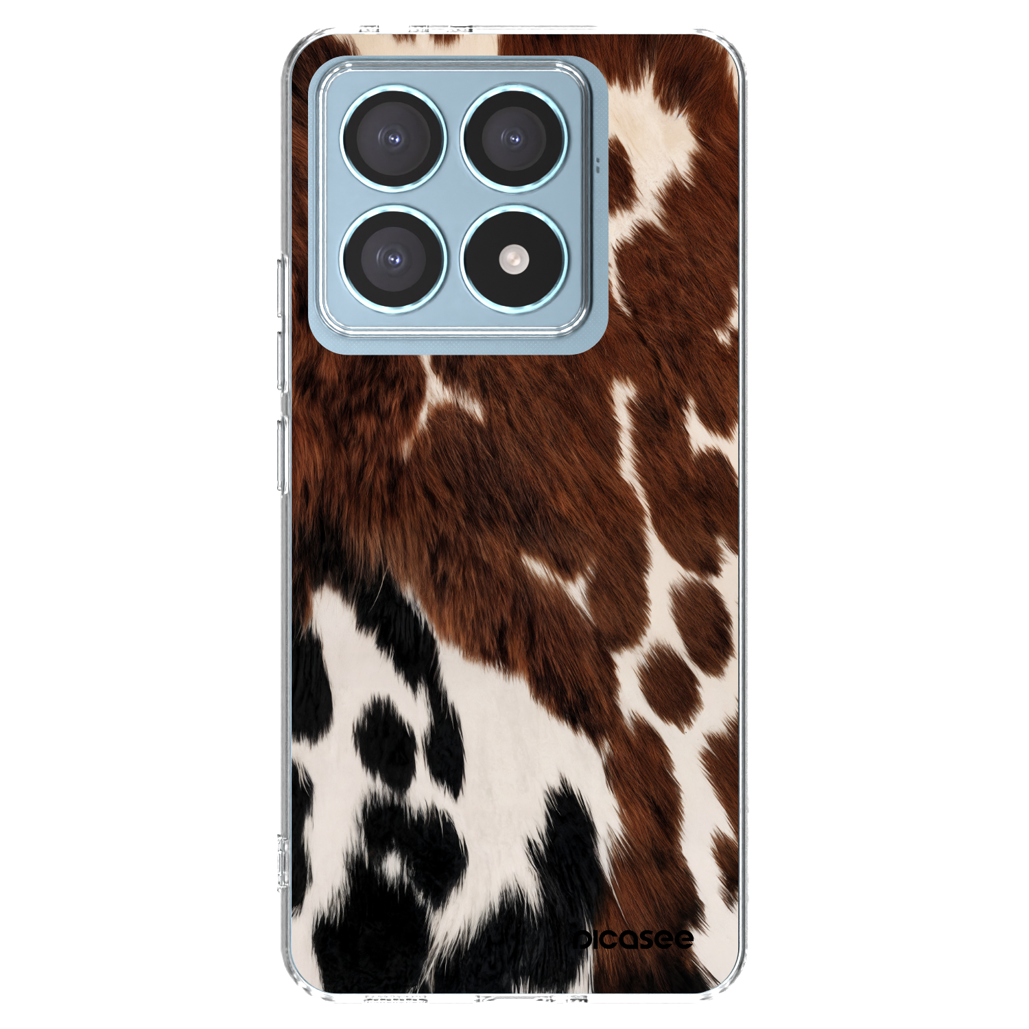 Picasee silikonowe przeźroczyste etui na Xiaomi 14T Pro - Rust