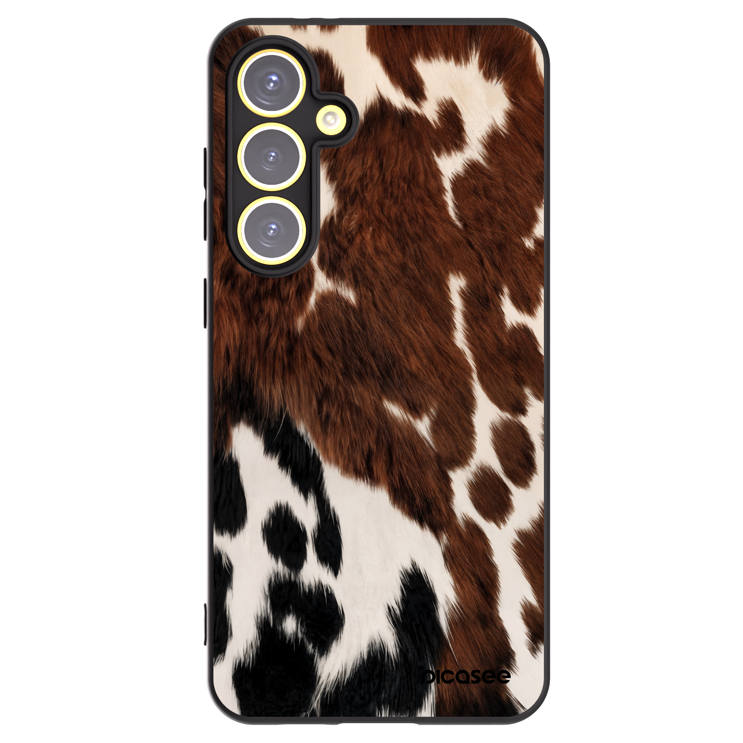 Picasee silikonowe czarne etui na Samsung Galaxy S24 FE S721B - Rust