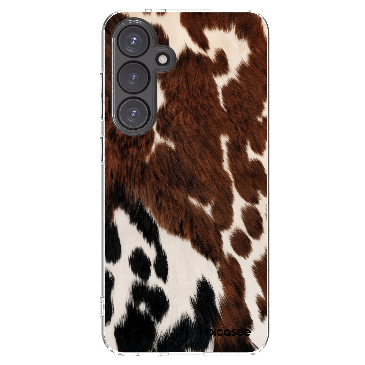 Picasee silikonowe przeźroczyste etui na Samsung Galaxy S24 FE S721B - Rust
