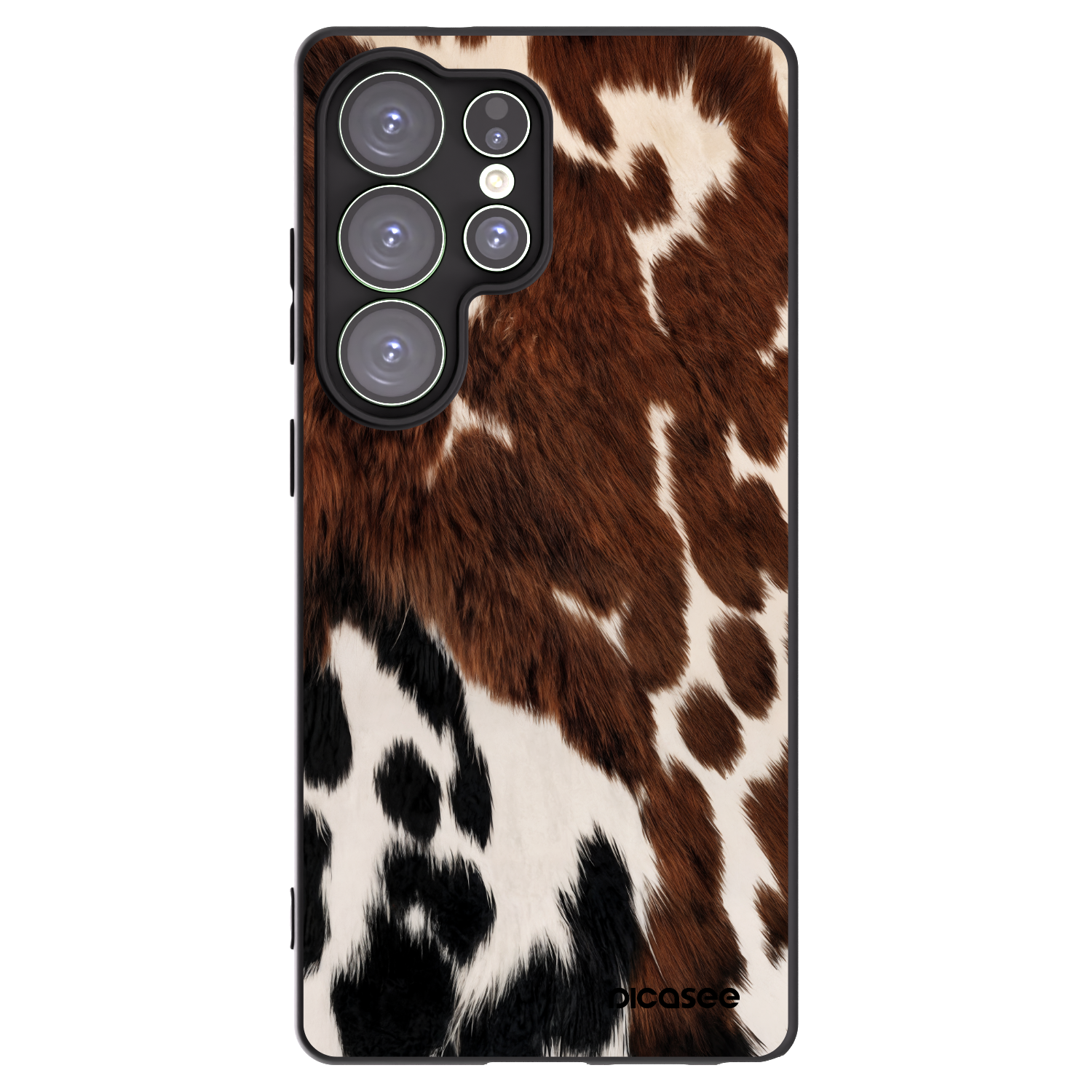 Picasee silikonowe czarne etui na Samsung Galaxy S25 Ultra 5G - Rust