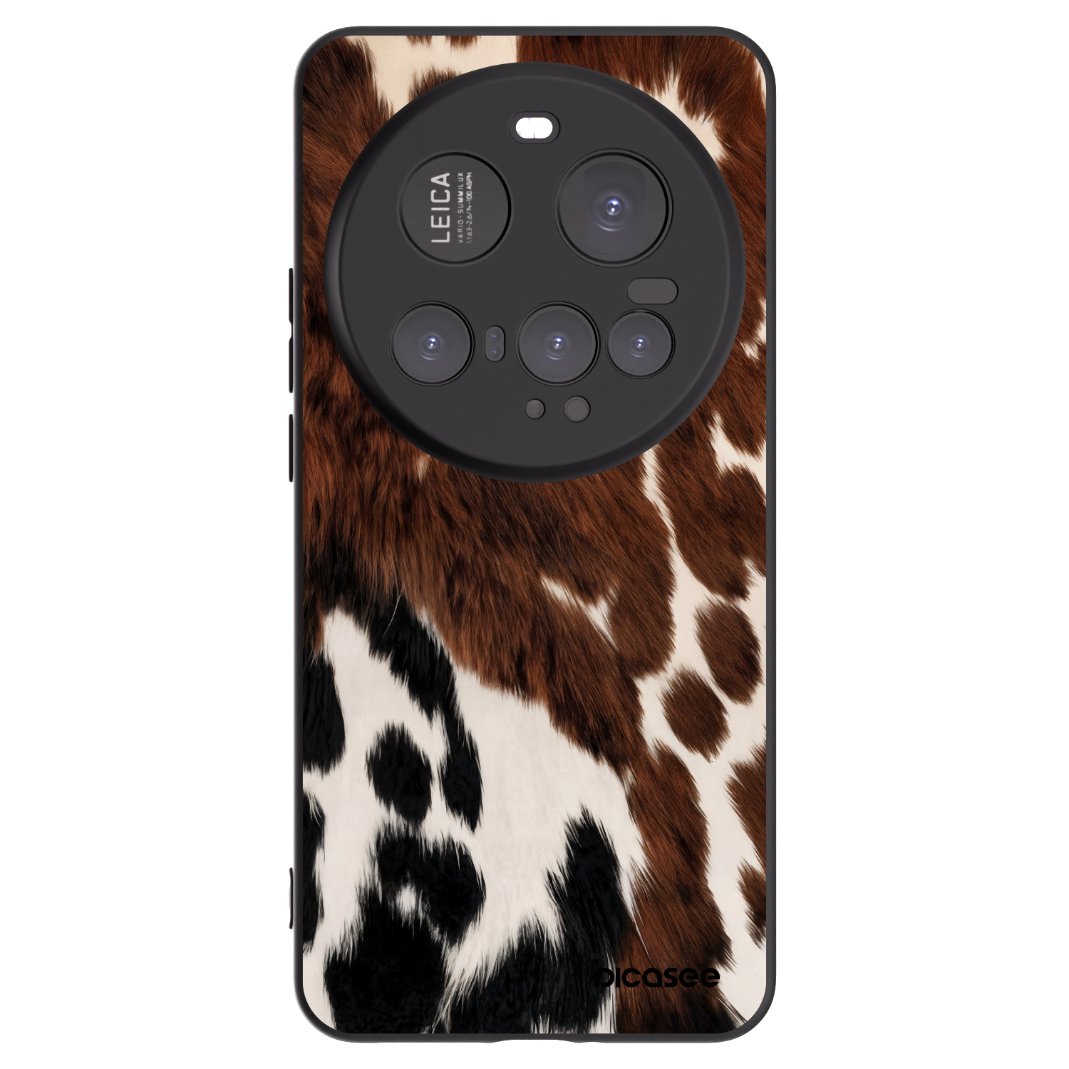 Picasee silikonowe czarne etui na Xiaomi 15 Ultra - Rust