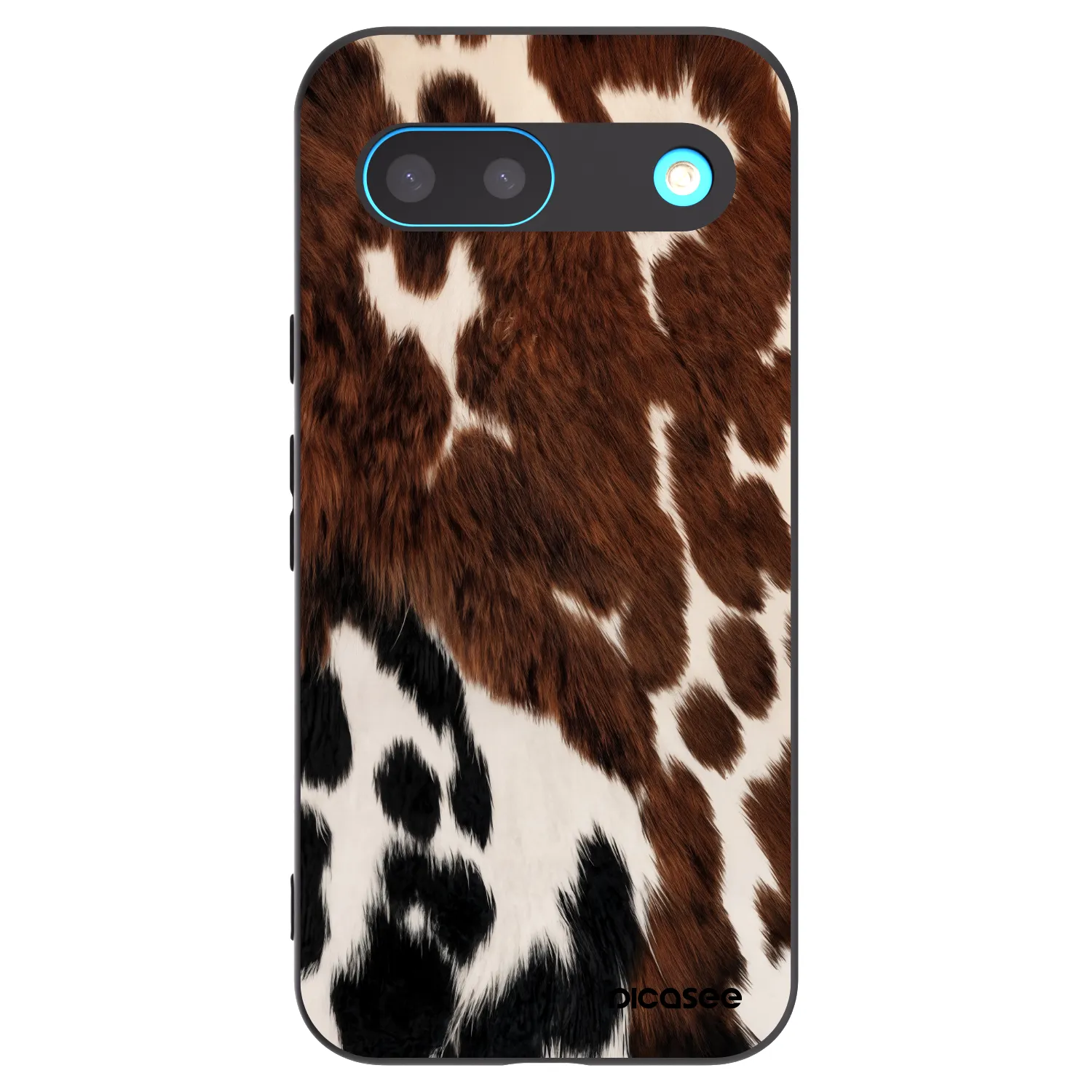 Picasee silikonowe czarne etui na Google Pixel 8 - Rust