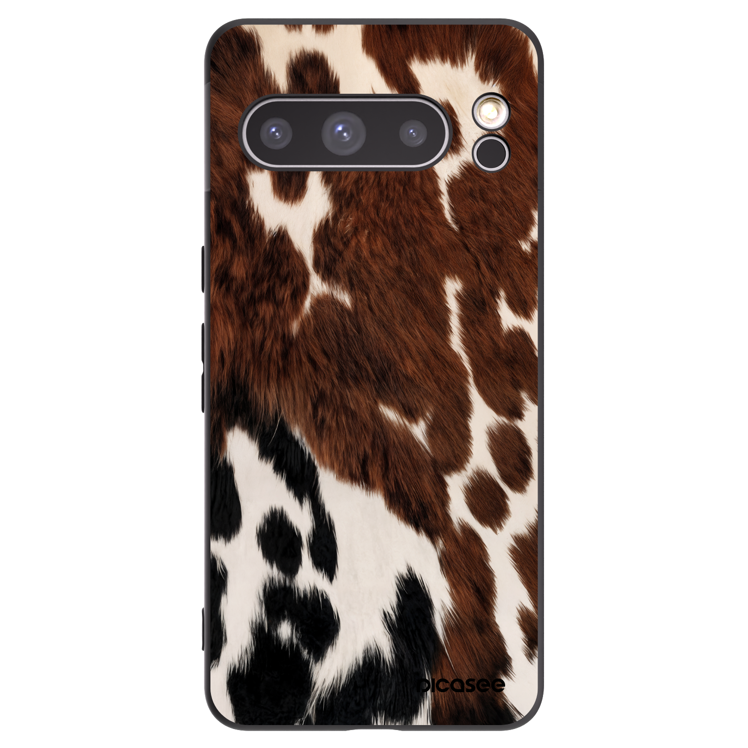 Picasee silikonowe czarne etui na Google Pixel 8 Pro - Rust