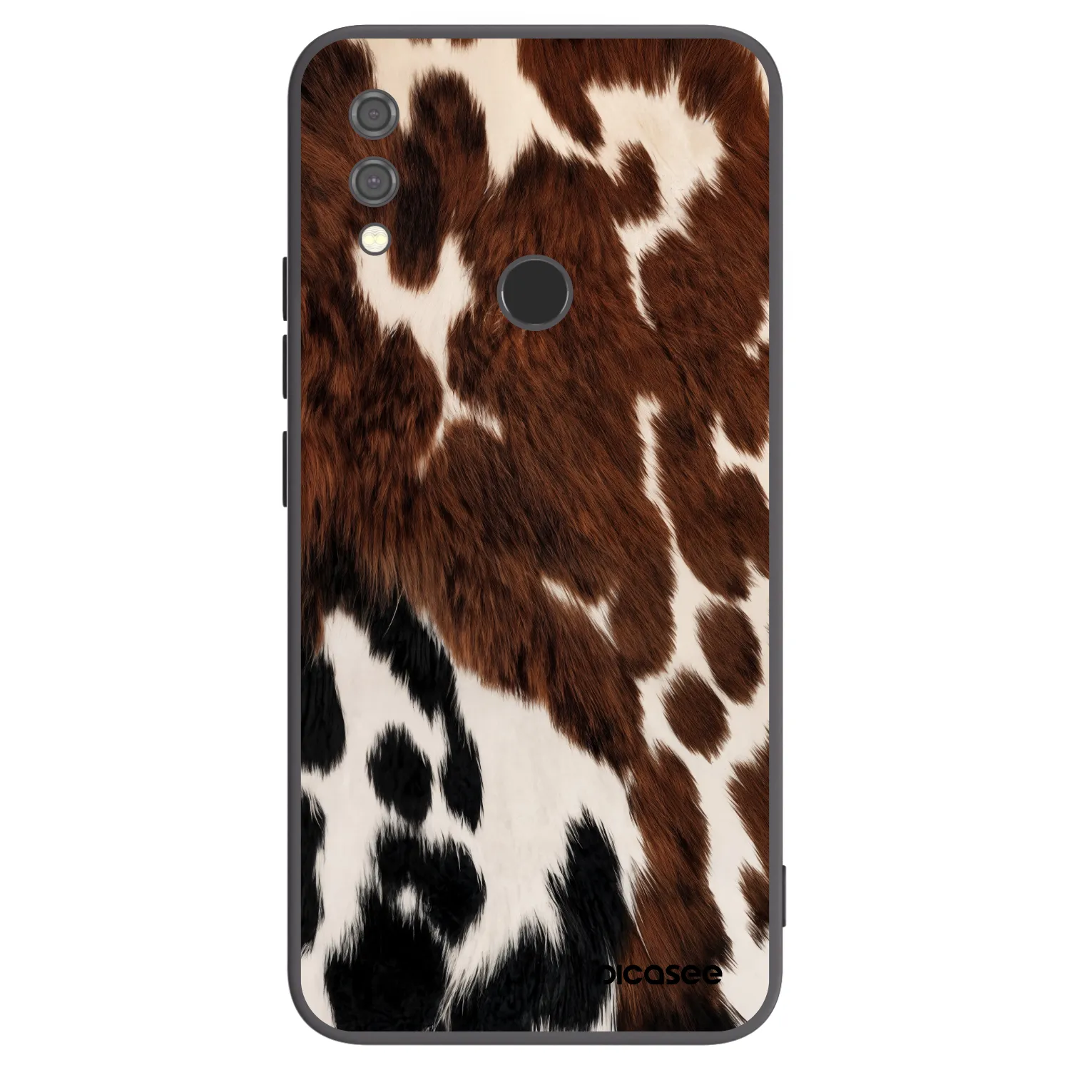 Picasee silikonowe czarne etui na Xiaomi Redmi Note 7 - Rust