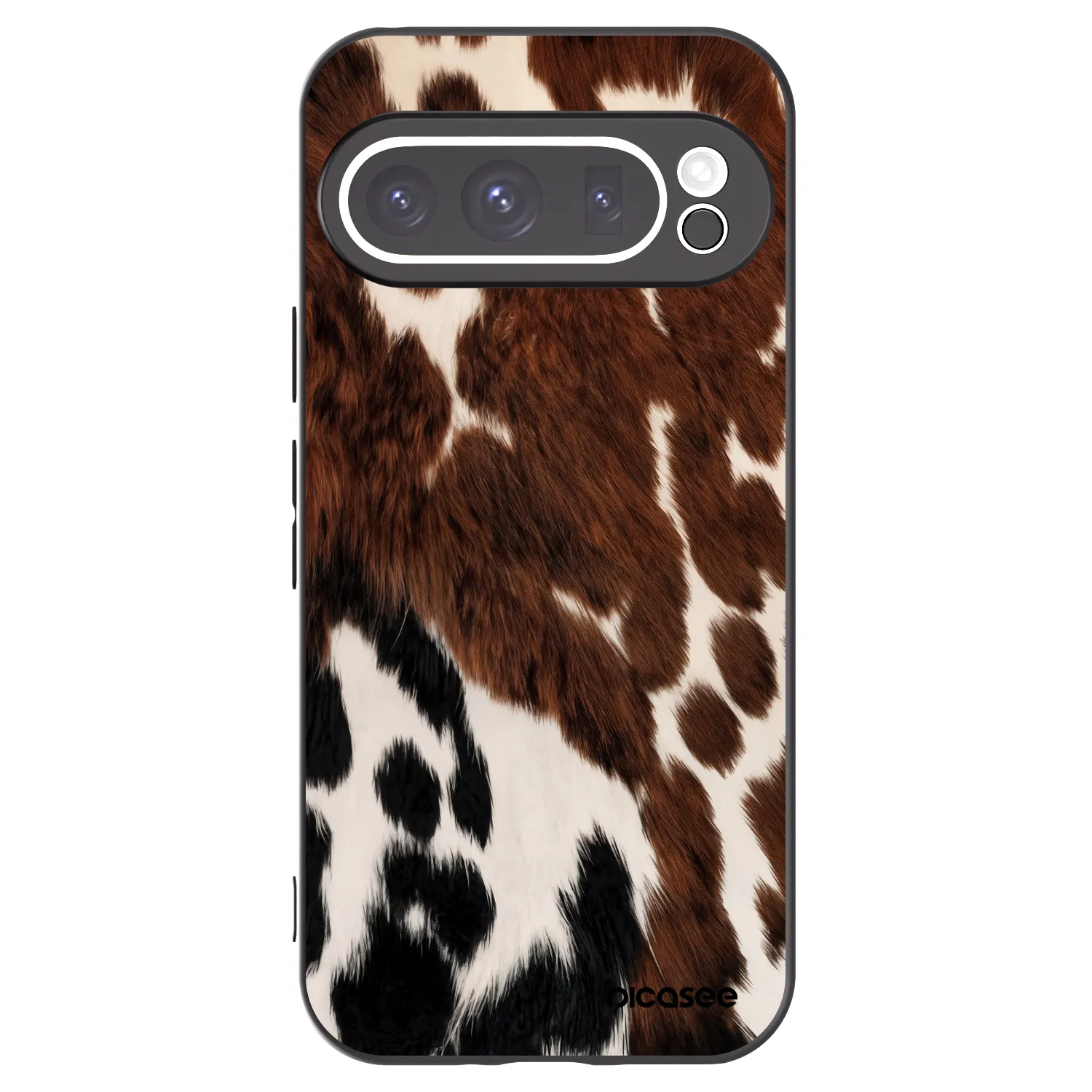 Picasee silikonowe czarne etui na Google Pixel 9 Pro - Rust