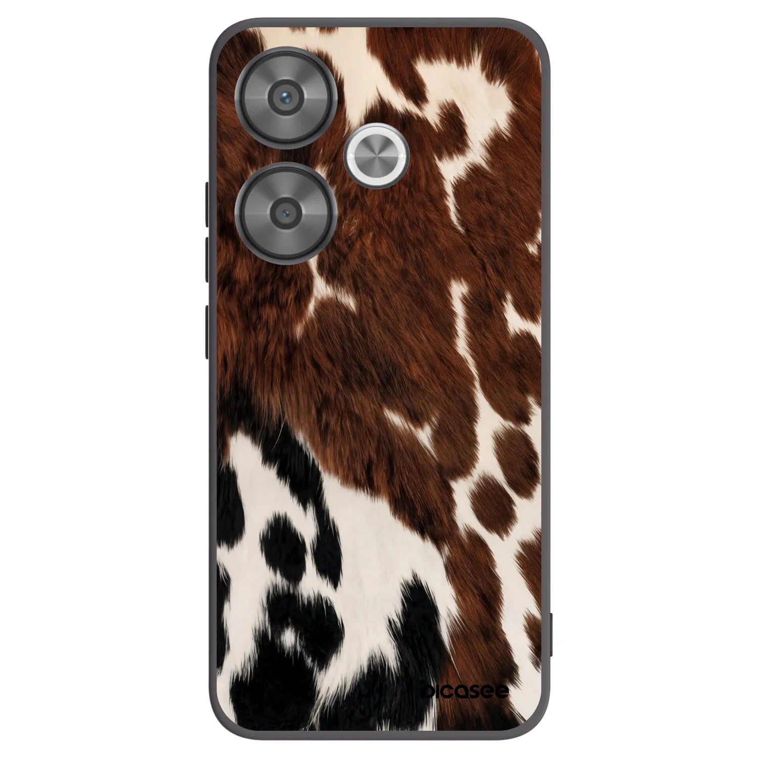 Picasee silikonowe czarne etui na Xiaomi Poco F6 - Rust