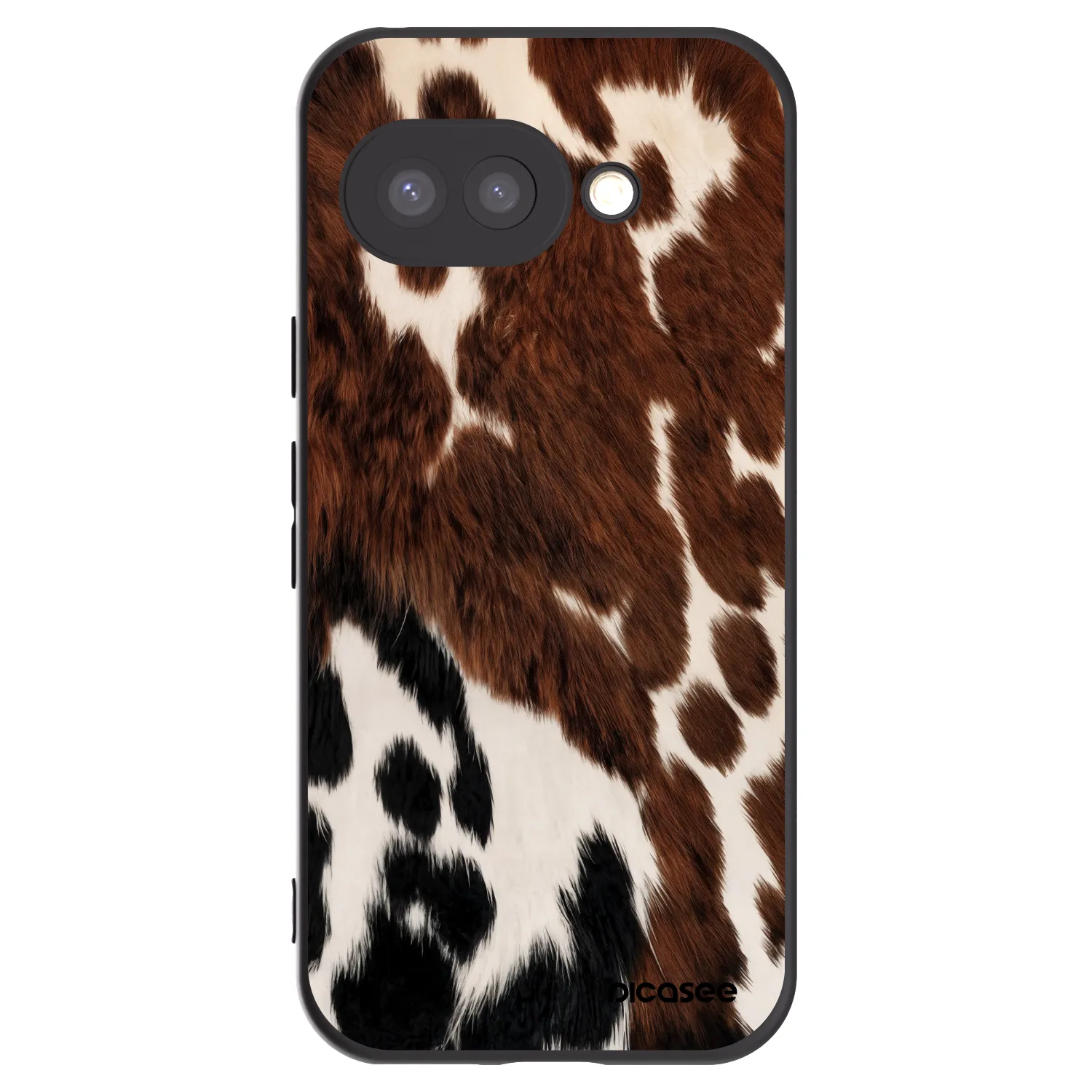 Picasee silikonowe czarne etui na Google Pixel 9a - Rust
