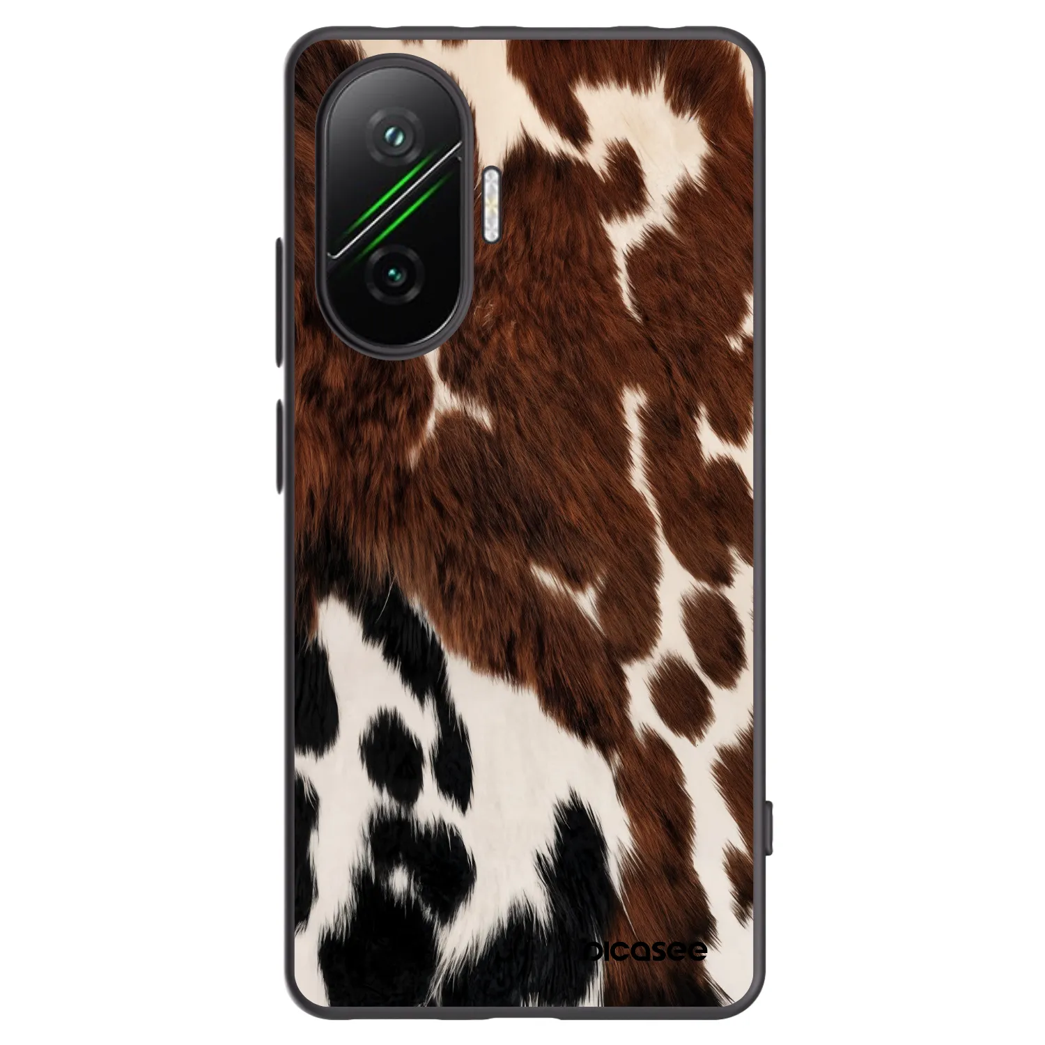 Picasee silikonowe czarne etui na Xiaomi Poco F7 Pro 5G - Rust