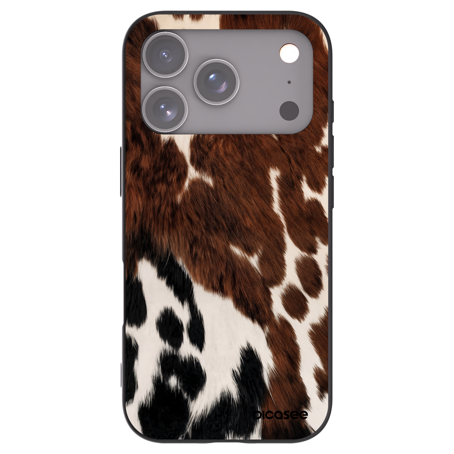 Picasee silikonowe czarne etui na Apple iPhone 17 Pro - Rust