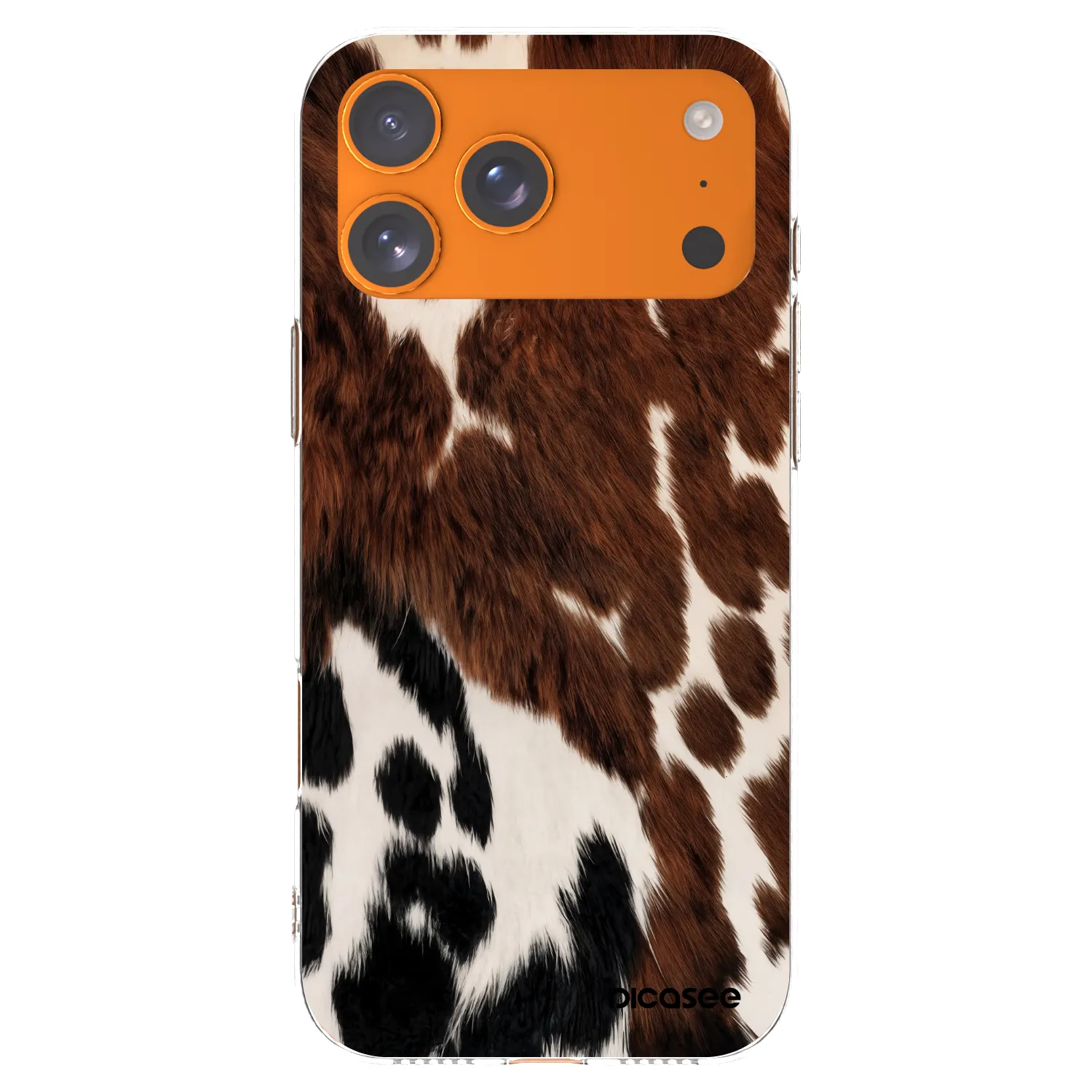 Picasee silikonowe przeźroczyste etui na Apple iPhone 17 Pro Max - Rust