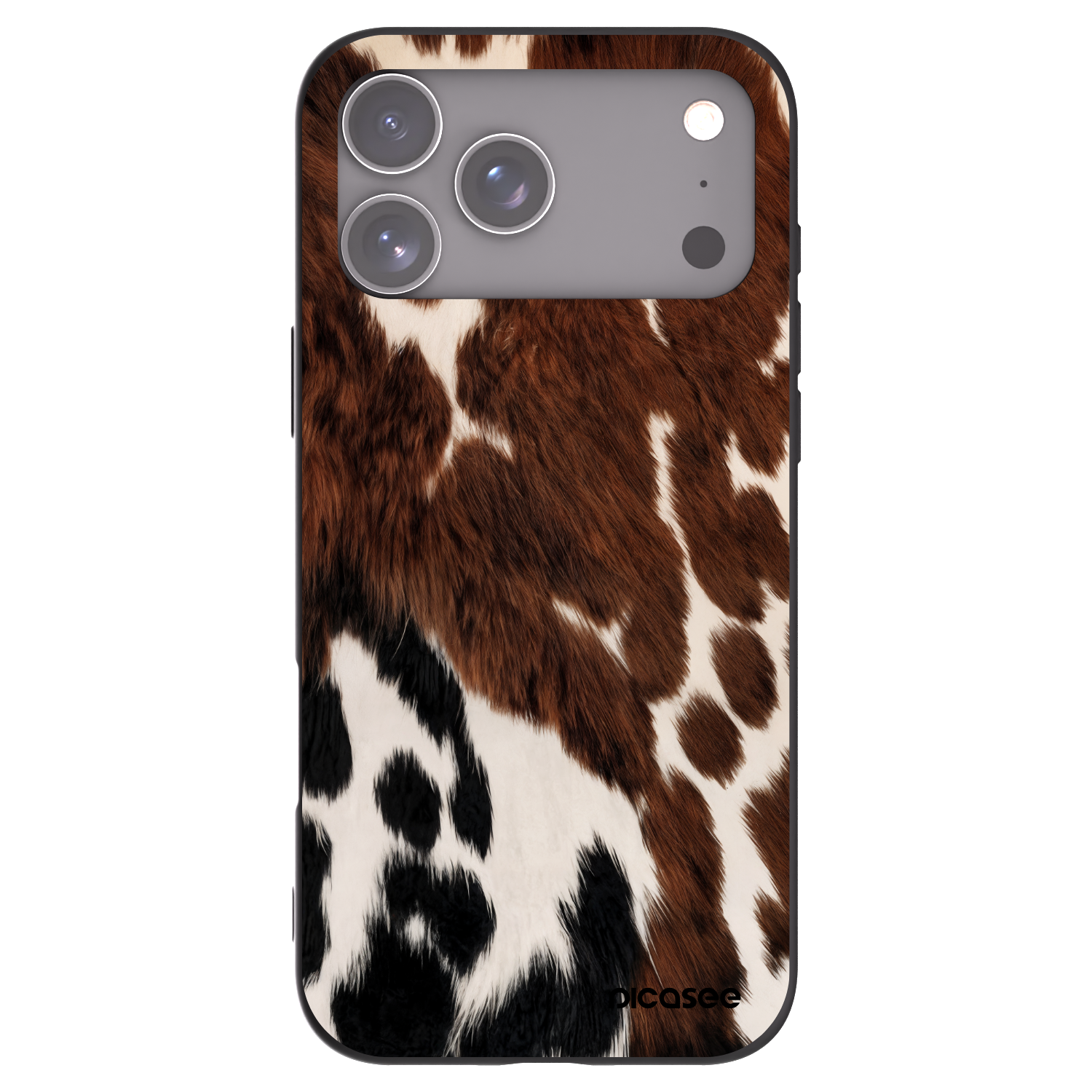 Picasee silikonowe czarne etui na Apple iPhone 17 Pro Max - Rust