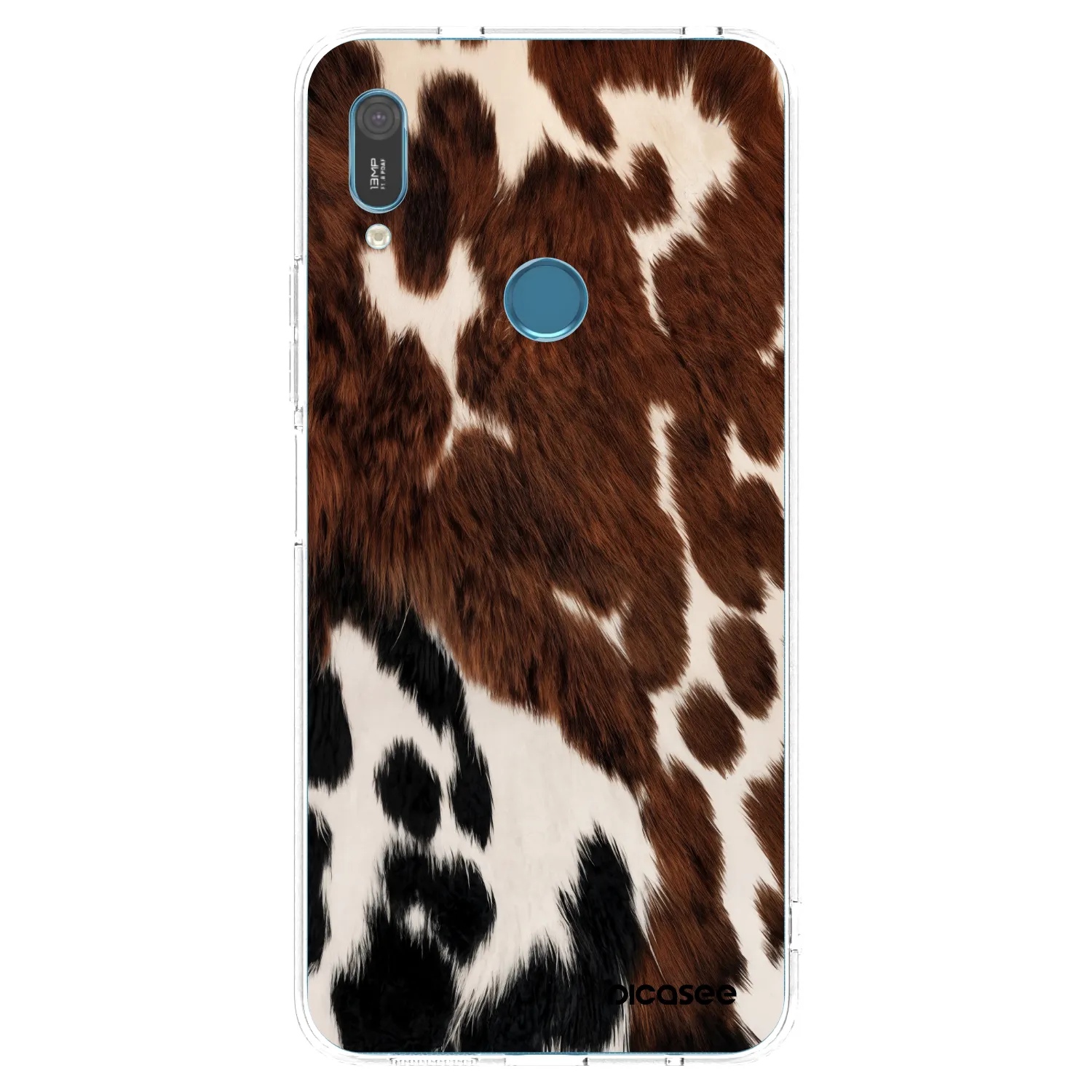 Picasee silikonowe przeźroczyste etui na Huawei Y6 2019 - Rust