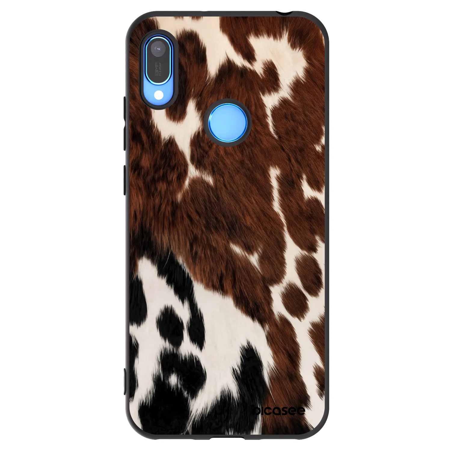 Picasee silikonowe czarne etui na Huawei Y6 2019 - Rust