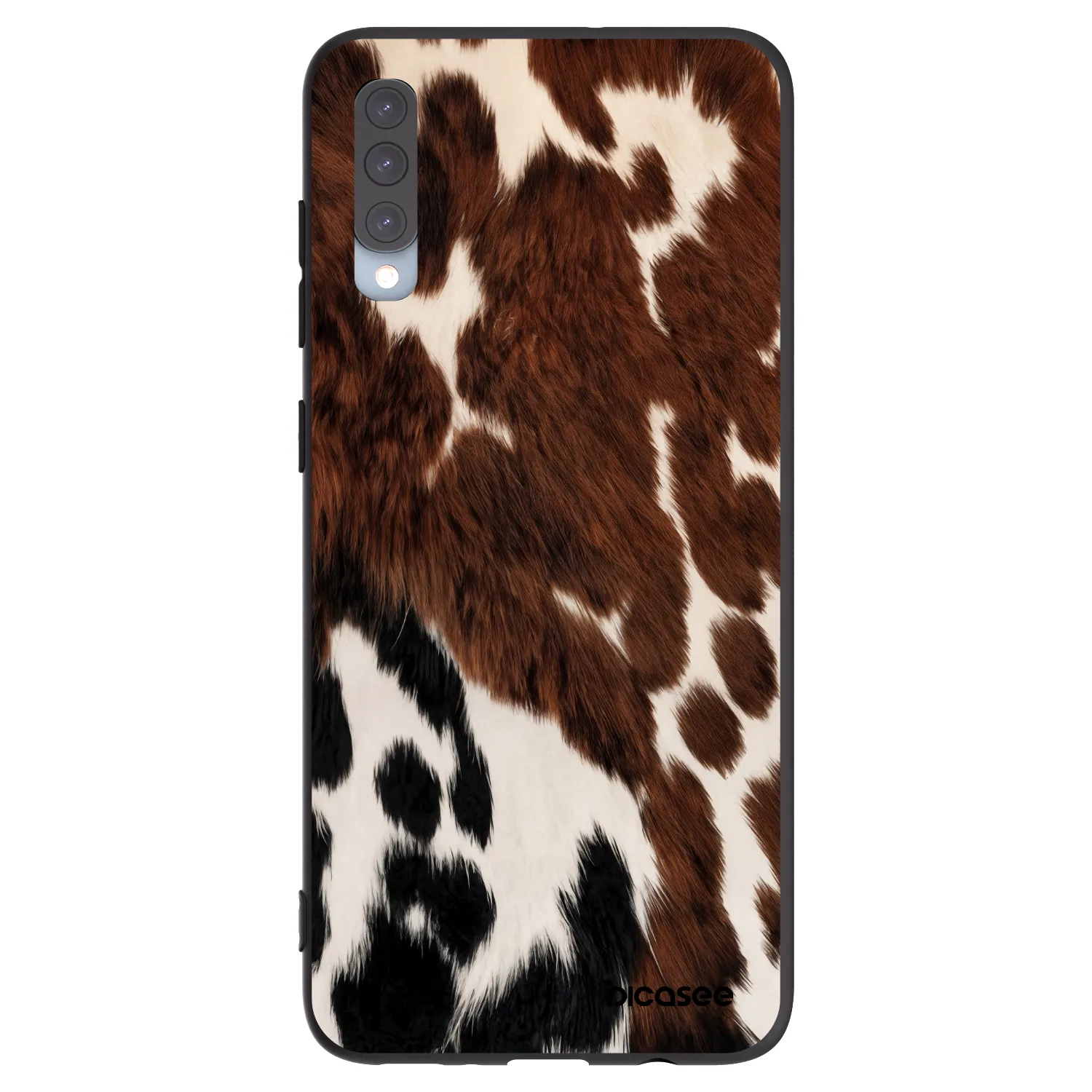 Picasee silikonowe czarne etui na Samsung Galaxy A70 A705F - Rust