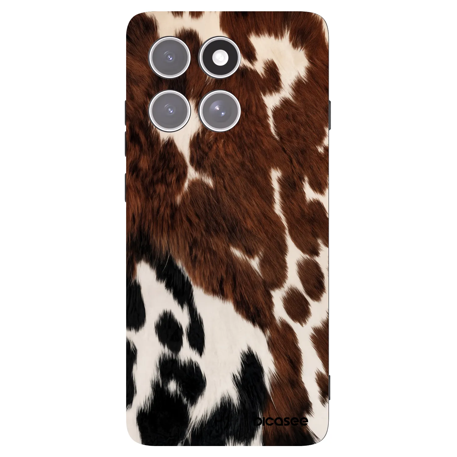 Picasee silikonowe czarne etui na Motorola Edge 60 Pro - Rust