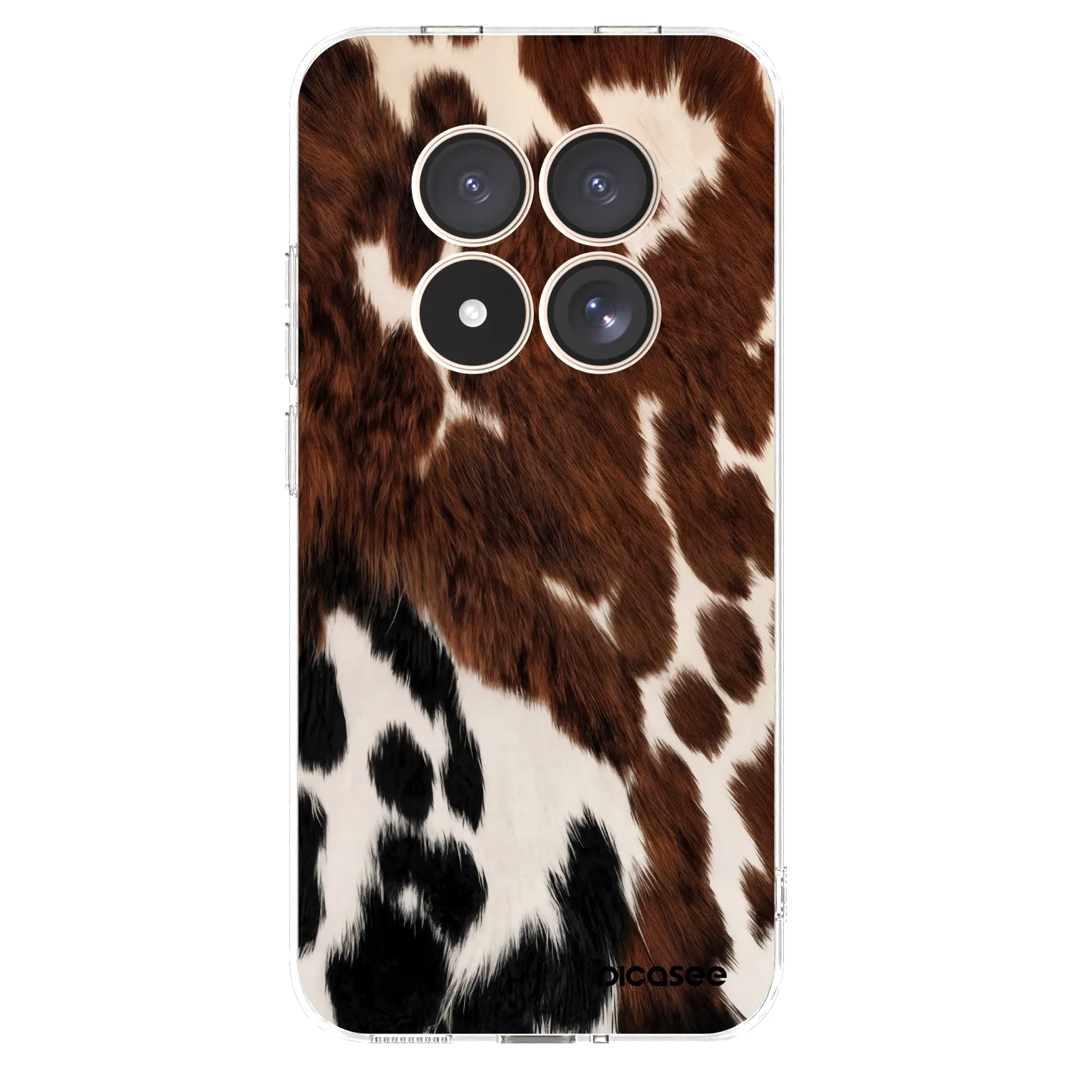 Picasee silikonowe przeźroczyste etui na Xiaomi Redmi Note 15 Pro 4G - Rust