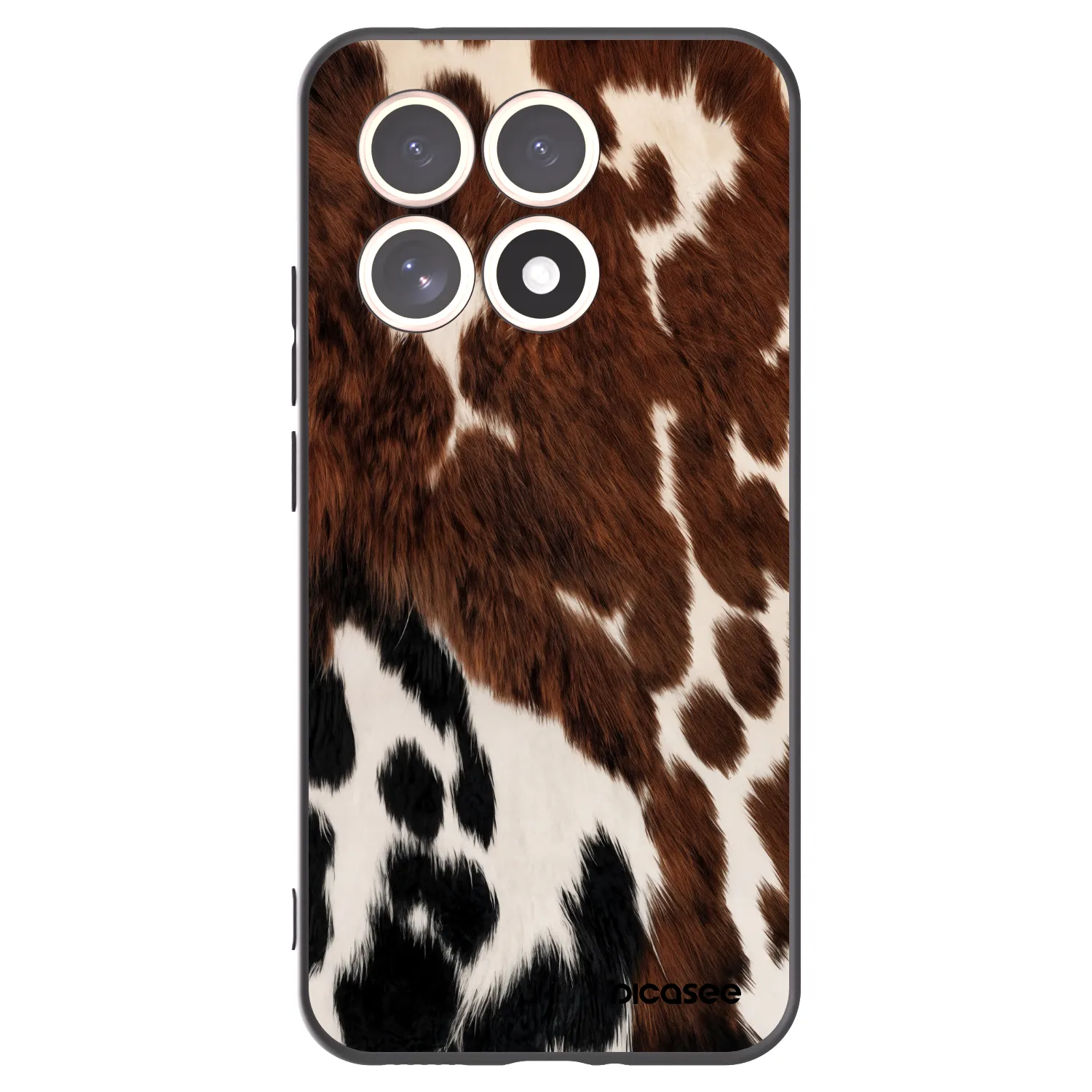 Picasee silikonowe czarne etui na Xiaomi 15T - Rust