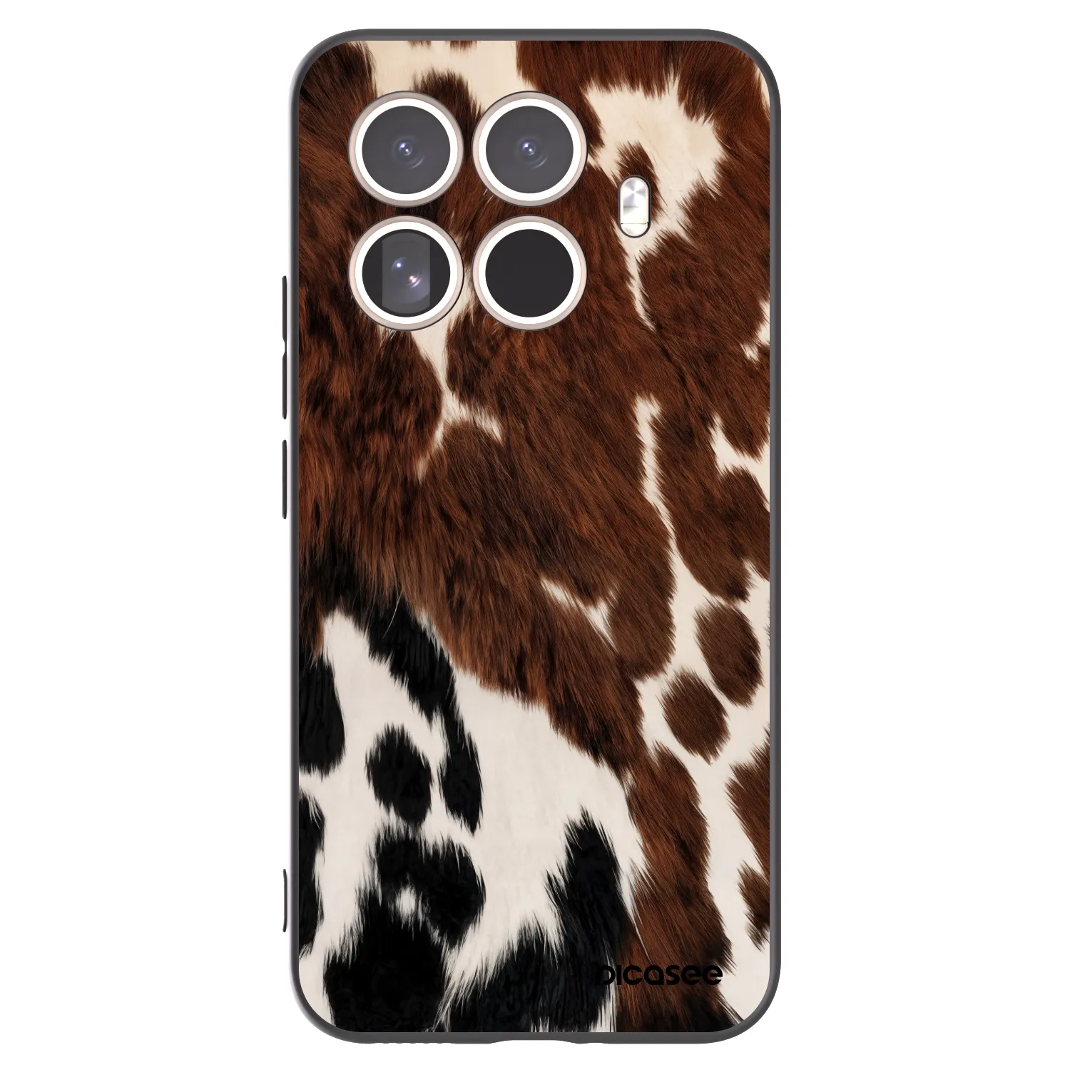 Picasee silikonowe czarne etui na Xiaomi 15T Pro - Rust