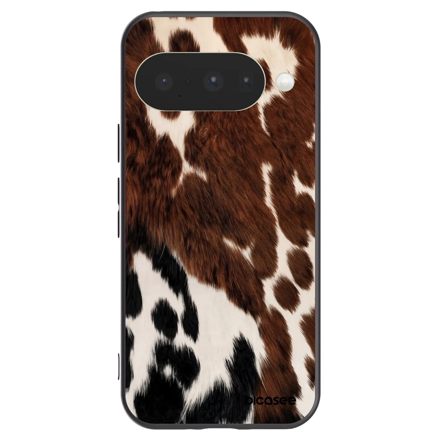 Picasee silikonowe czarne etui na Google Pixel 10 - Rust