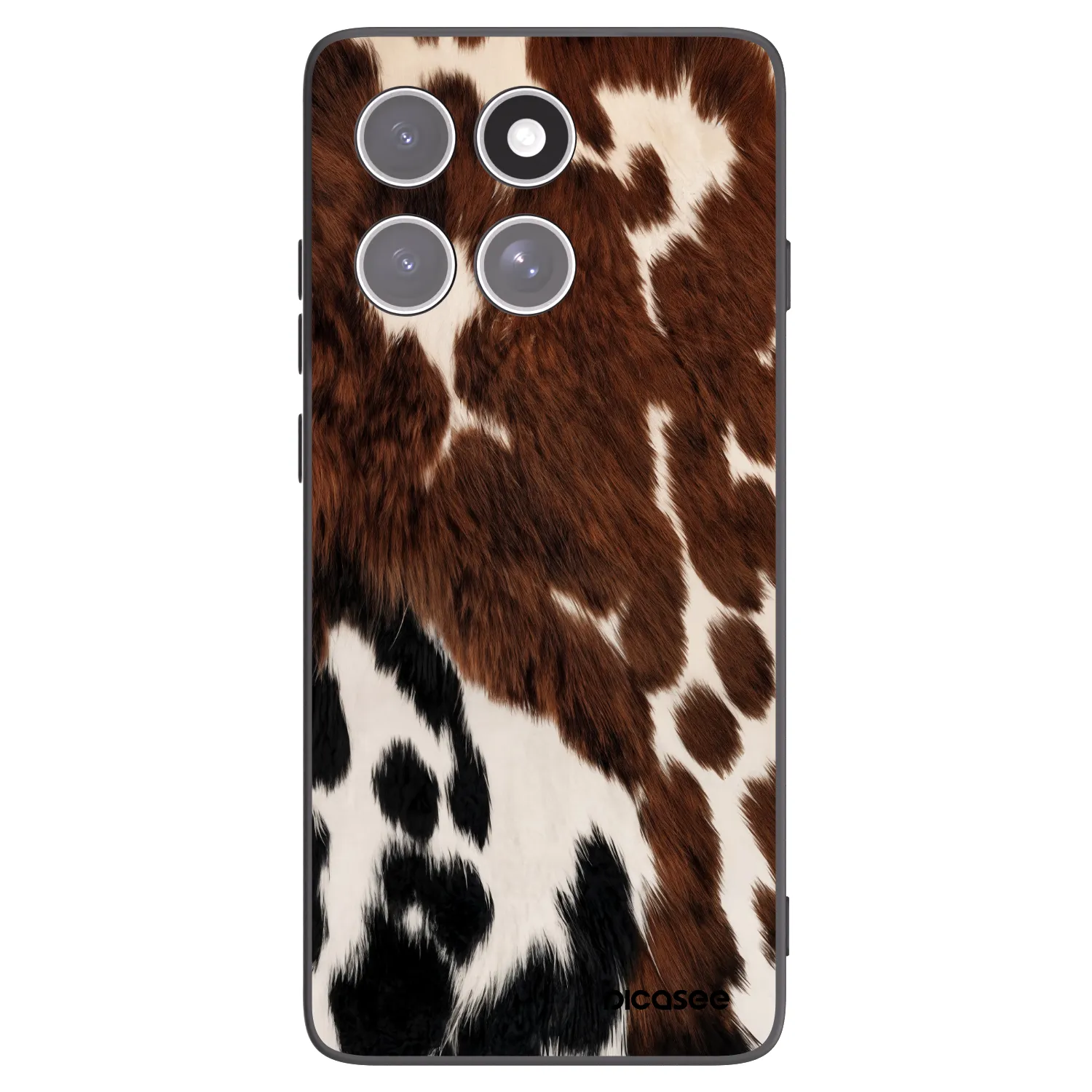 Picasee silikonowe czarne etui na Motorola Edge 60 Fusion - Rust