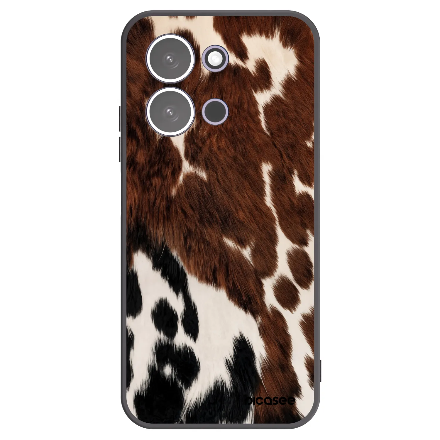Picasee silikonowe czarne etui na Xiaomi Redmi 15C 5G - Rust