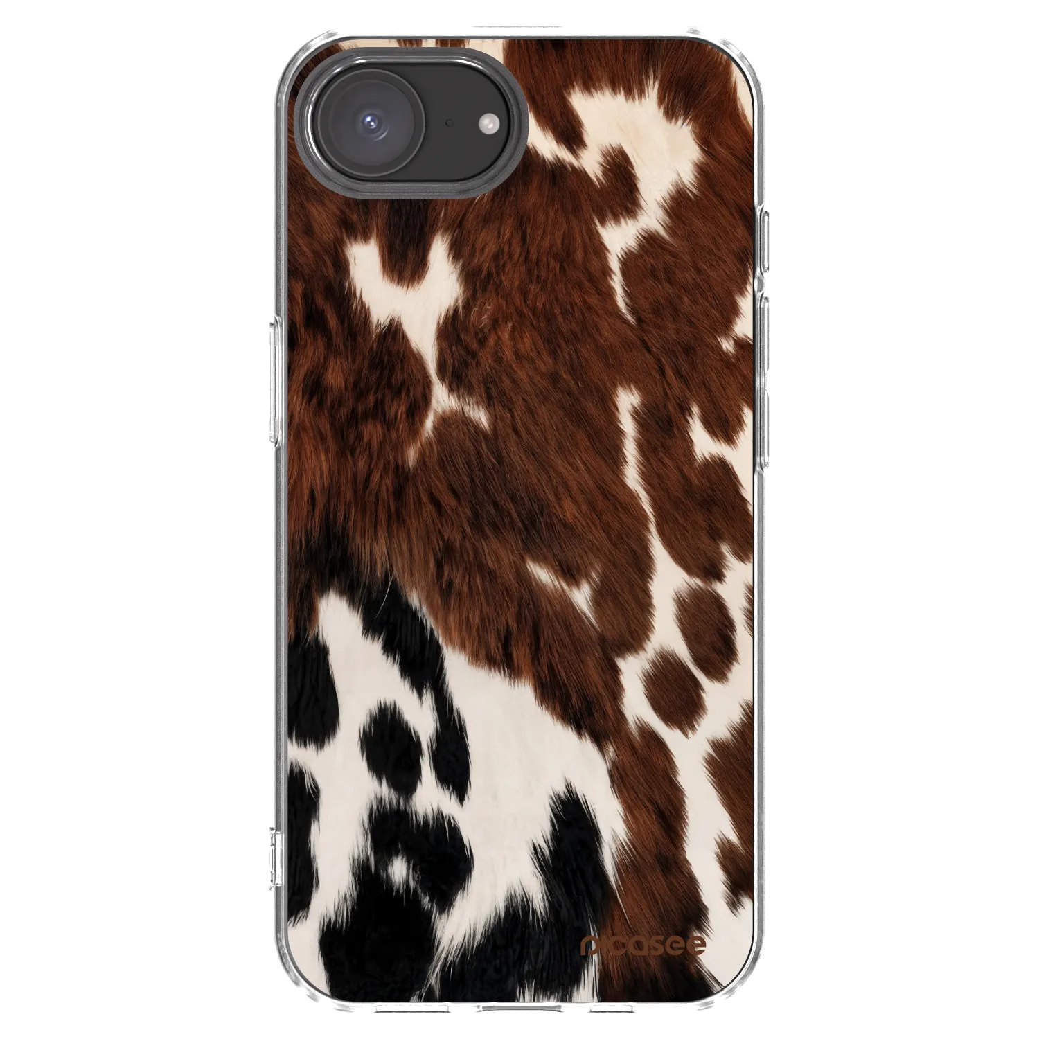 Picasee silikonowe przeźroczyste etui na Apple iPhone 17e - Rust