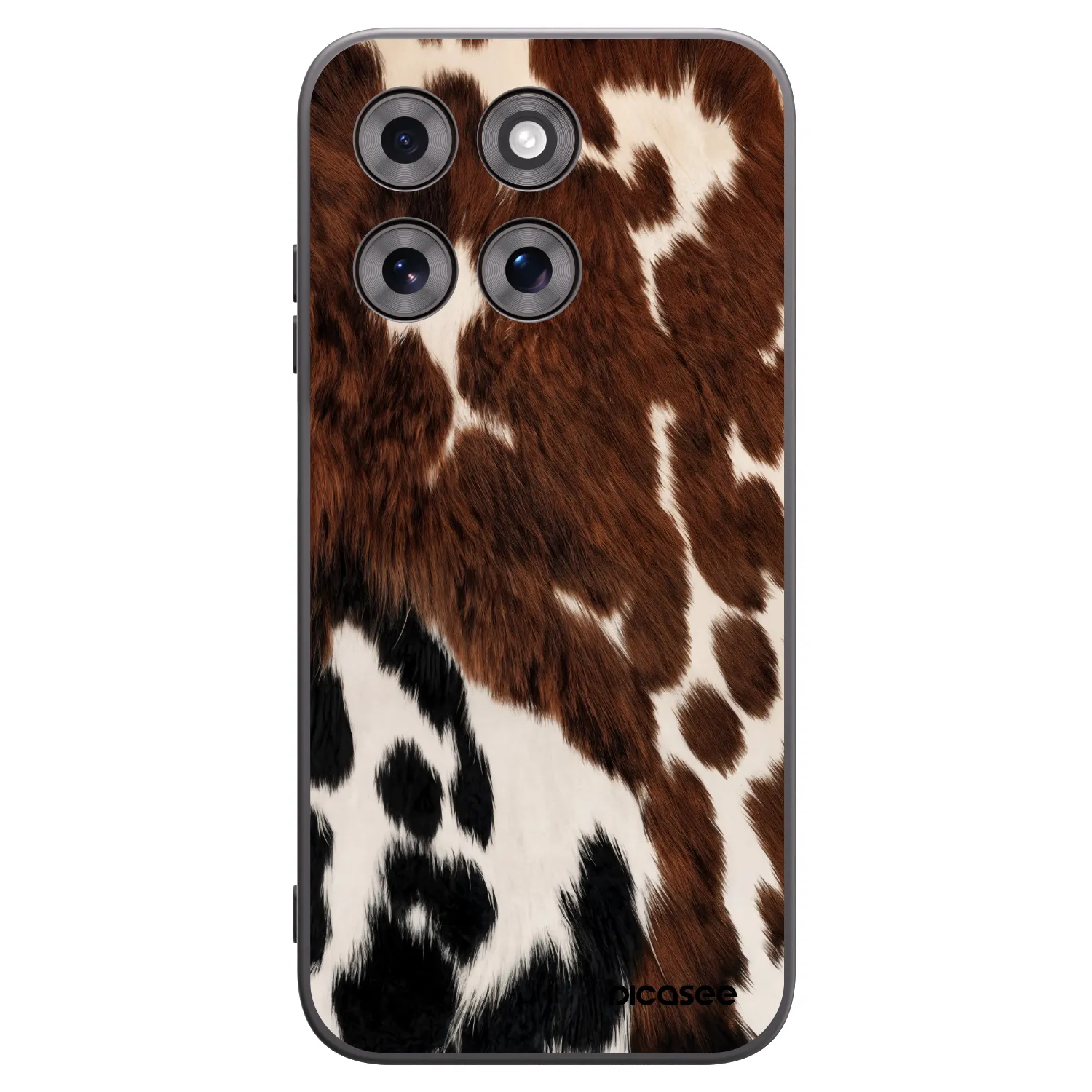 Picasee silikonowe czarne etui na Motorola Moto G77 - Rust