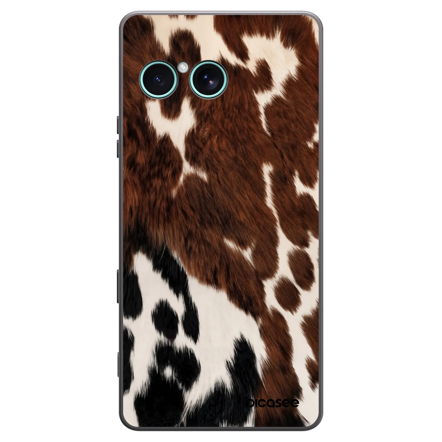 Picasee silikonowe czarne etui na Sony Xperia 10 VII - Rust