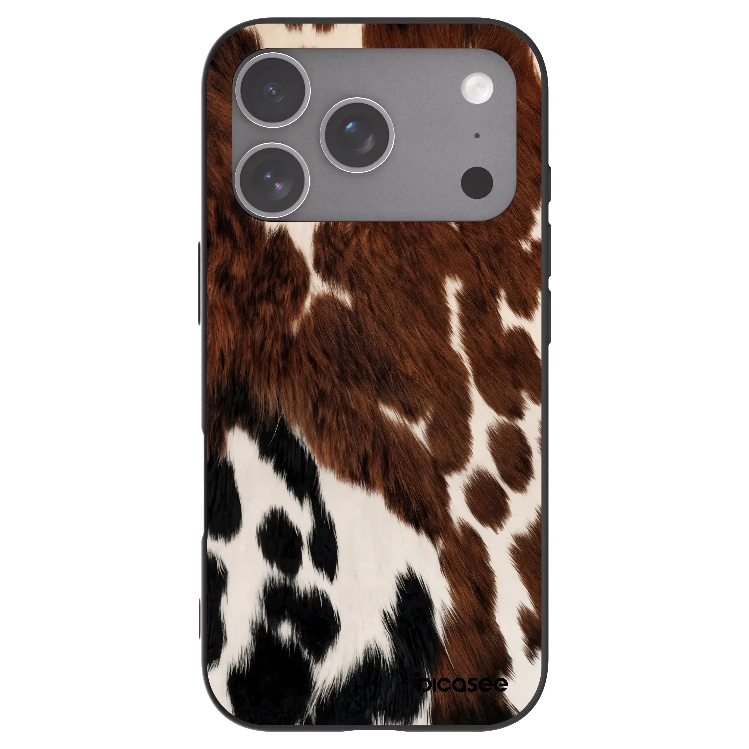 Picasee silikonowe czarne etui na Apple iPhone 18 Pro - Rust