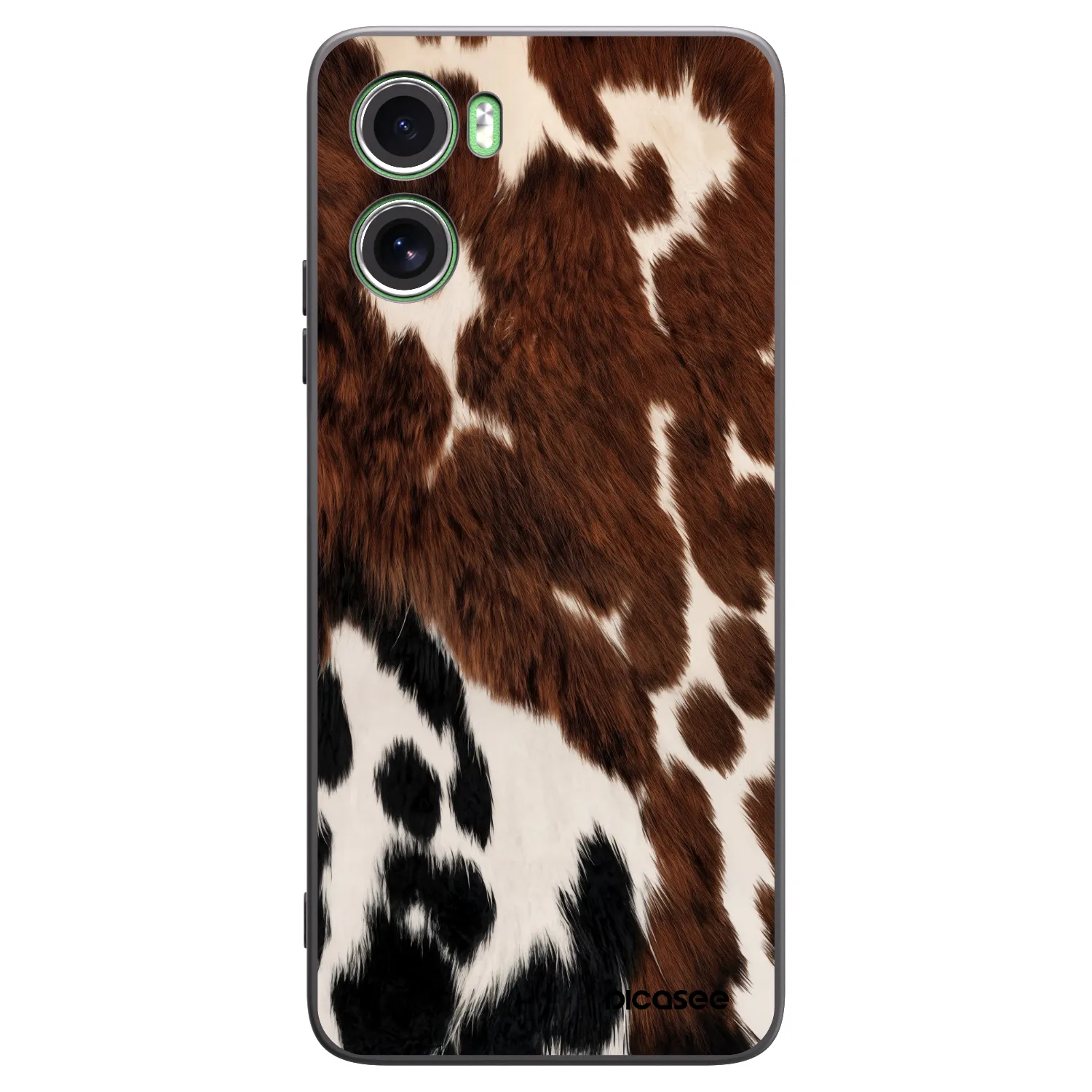 Picasee silikonowe czarne etui na Motorola Moto G06 - Rust