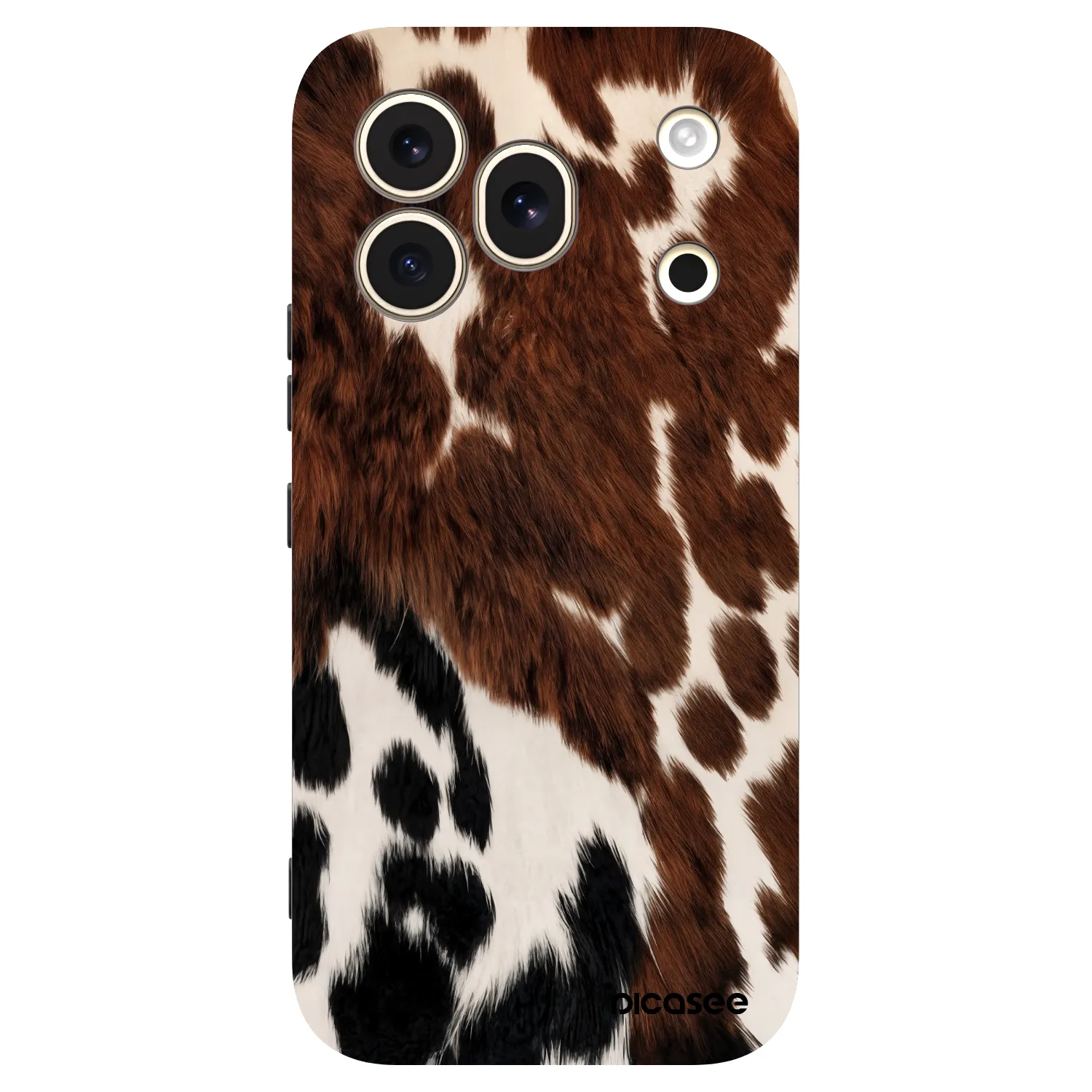 Picasee silikonowe czarne etui na Honor 600 Pro - Rust