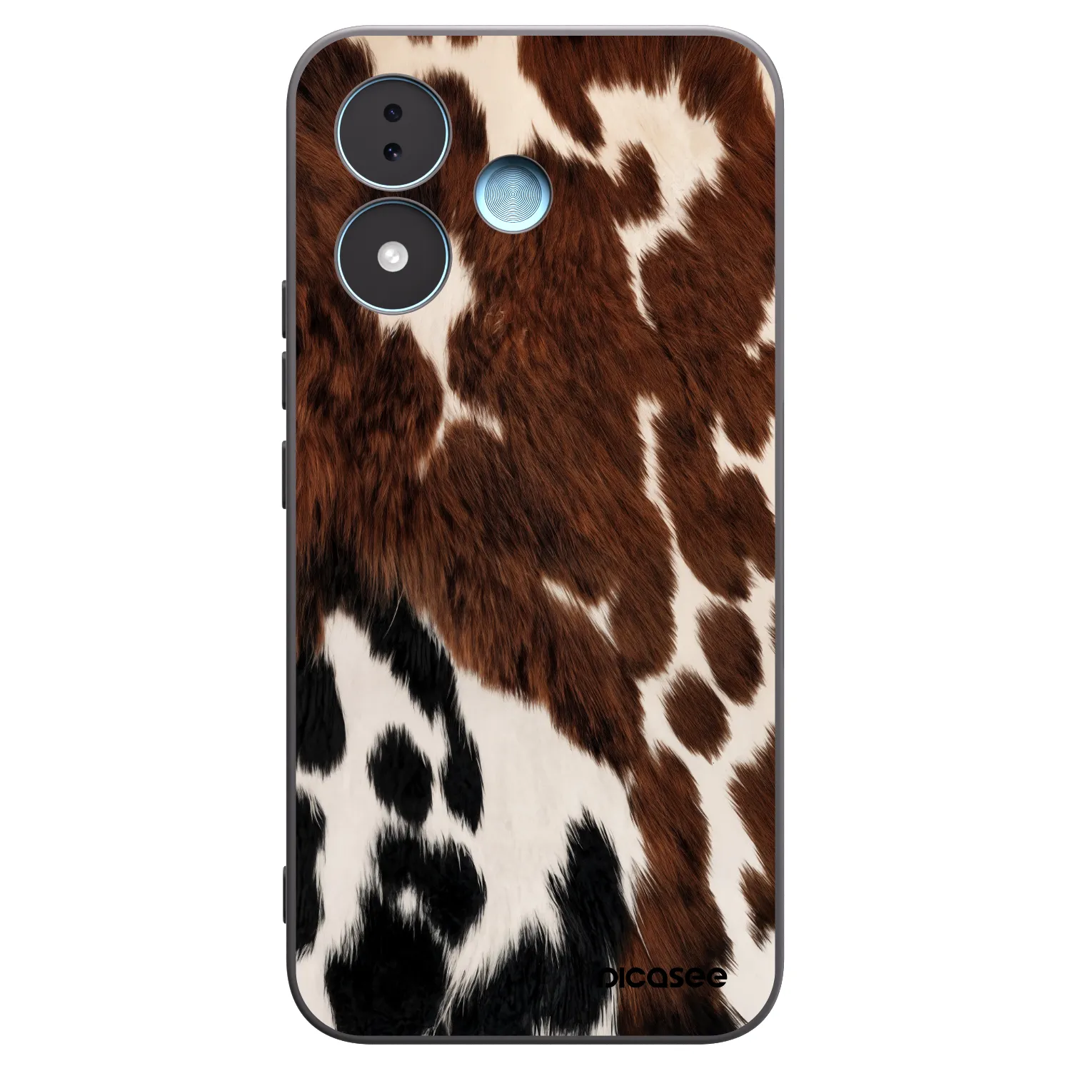 Picasee silikonowe czarne etui na Xiaomi Redmi Note 17 5G - Rust