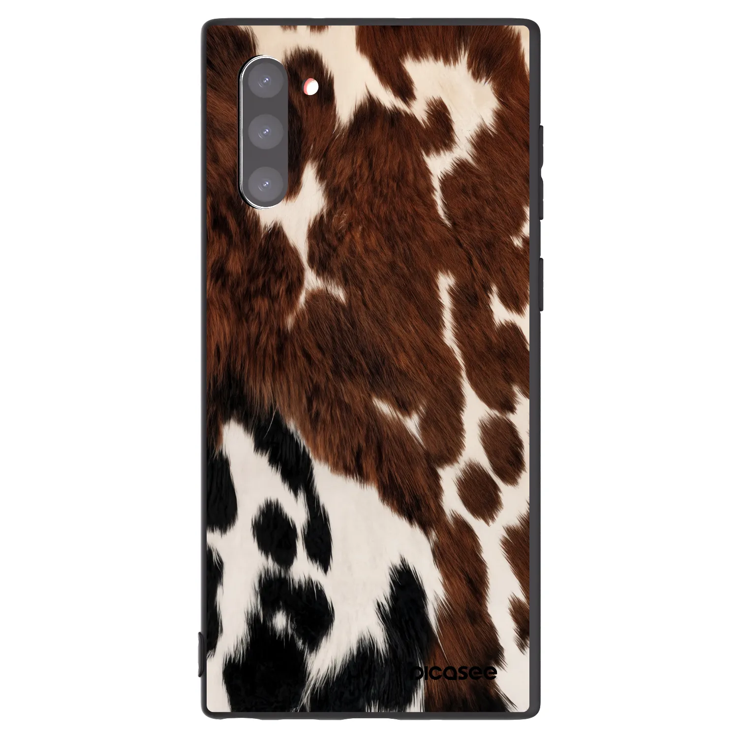 Picasee silikonowe czarne etui na Samsung Galaxy Note 10 N970F - Rust