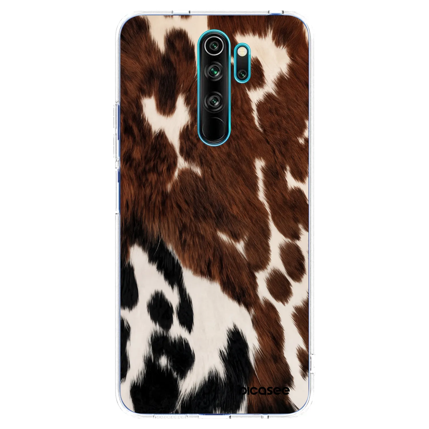 Picasee silikonowe przeźroczyste etui na Xiaomi Redmi Note 8 Pro - Rust